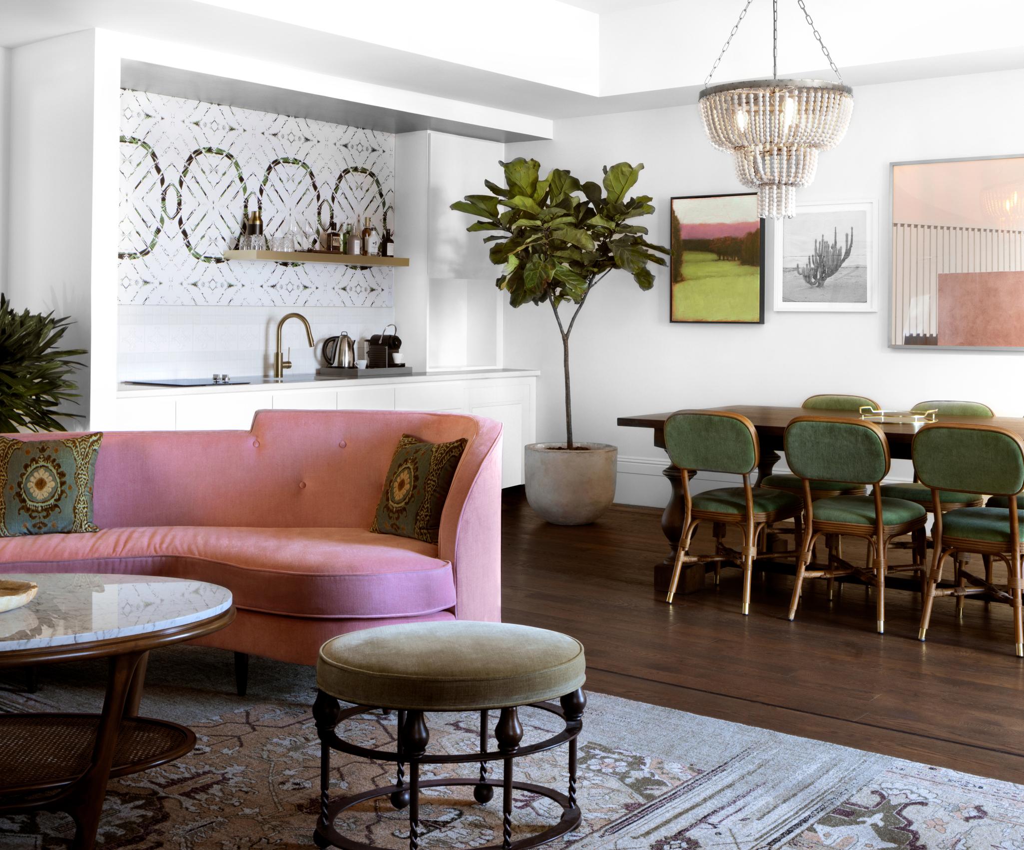 Vista do lobby The Aster