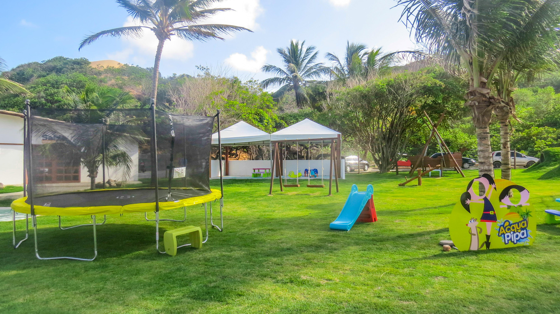 Área de recreação Acquapipa Resort