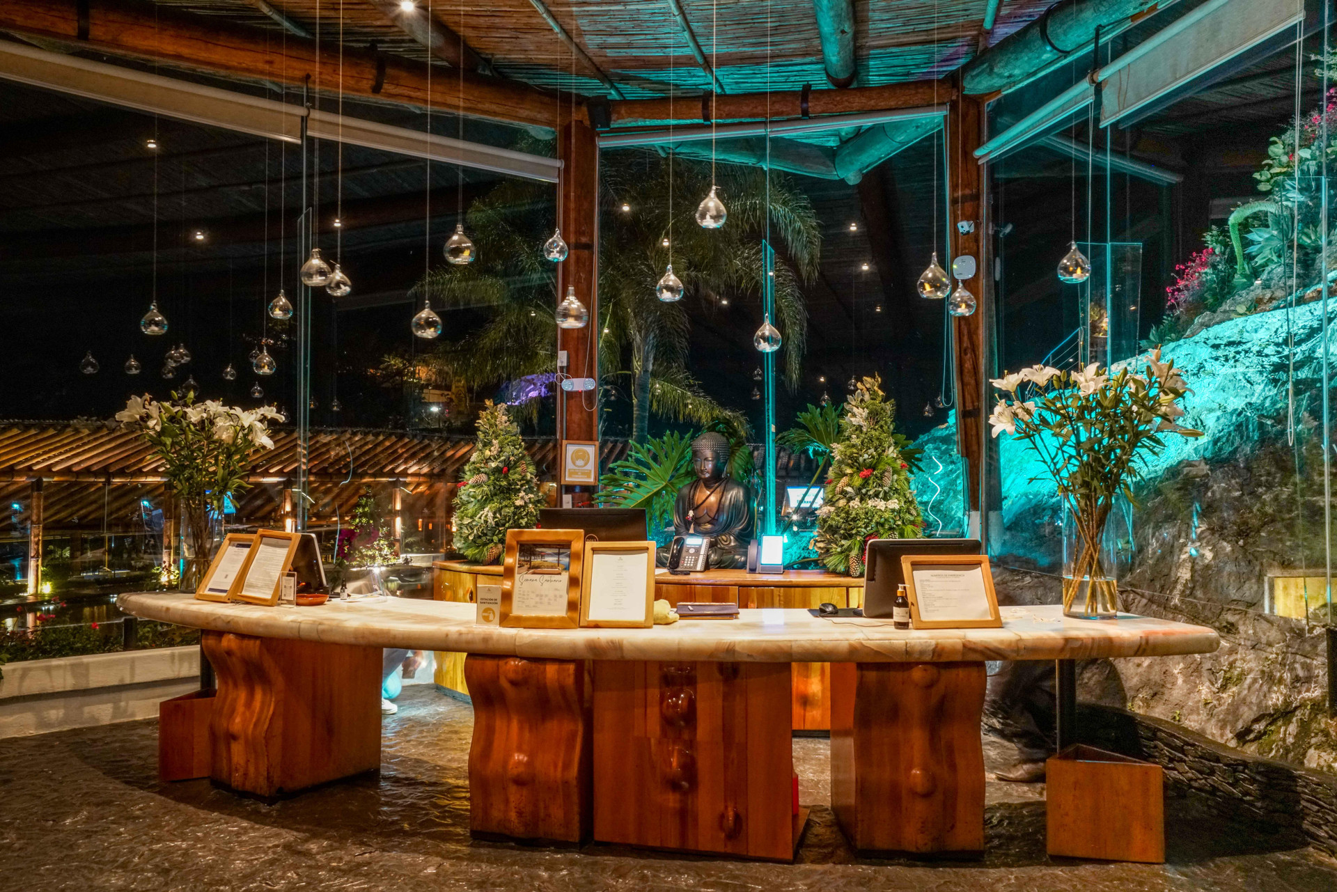 Vista Lobby El Santuario Resort & Spa