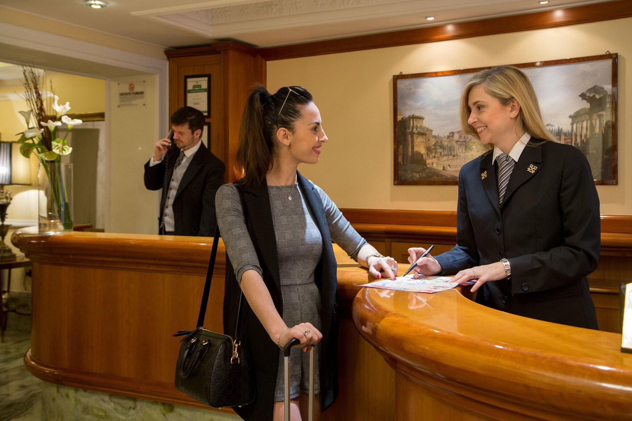 Vista Lobby Albergo Ottocento