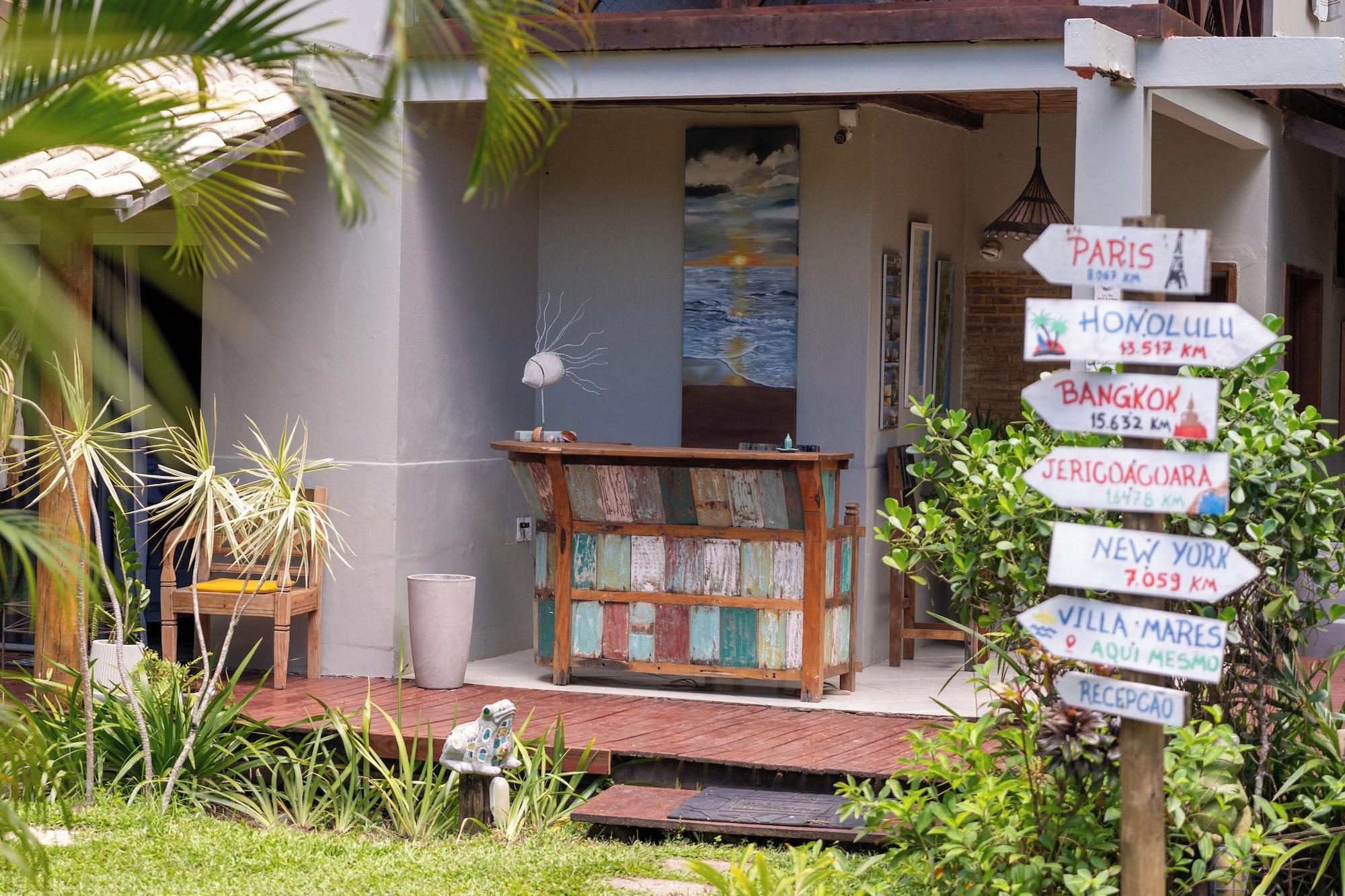 Vista Lobby Pousada Villa Mares
