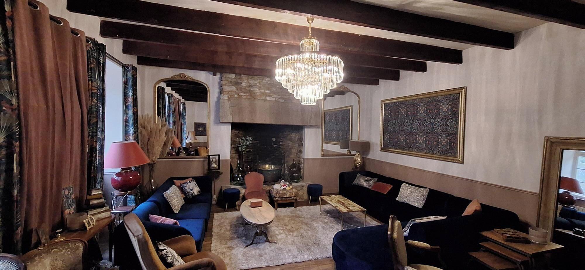 Vista Lobby Hotel Kastell Dinec'h