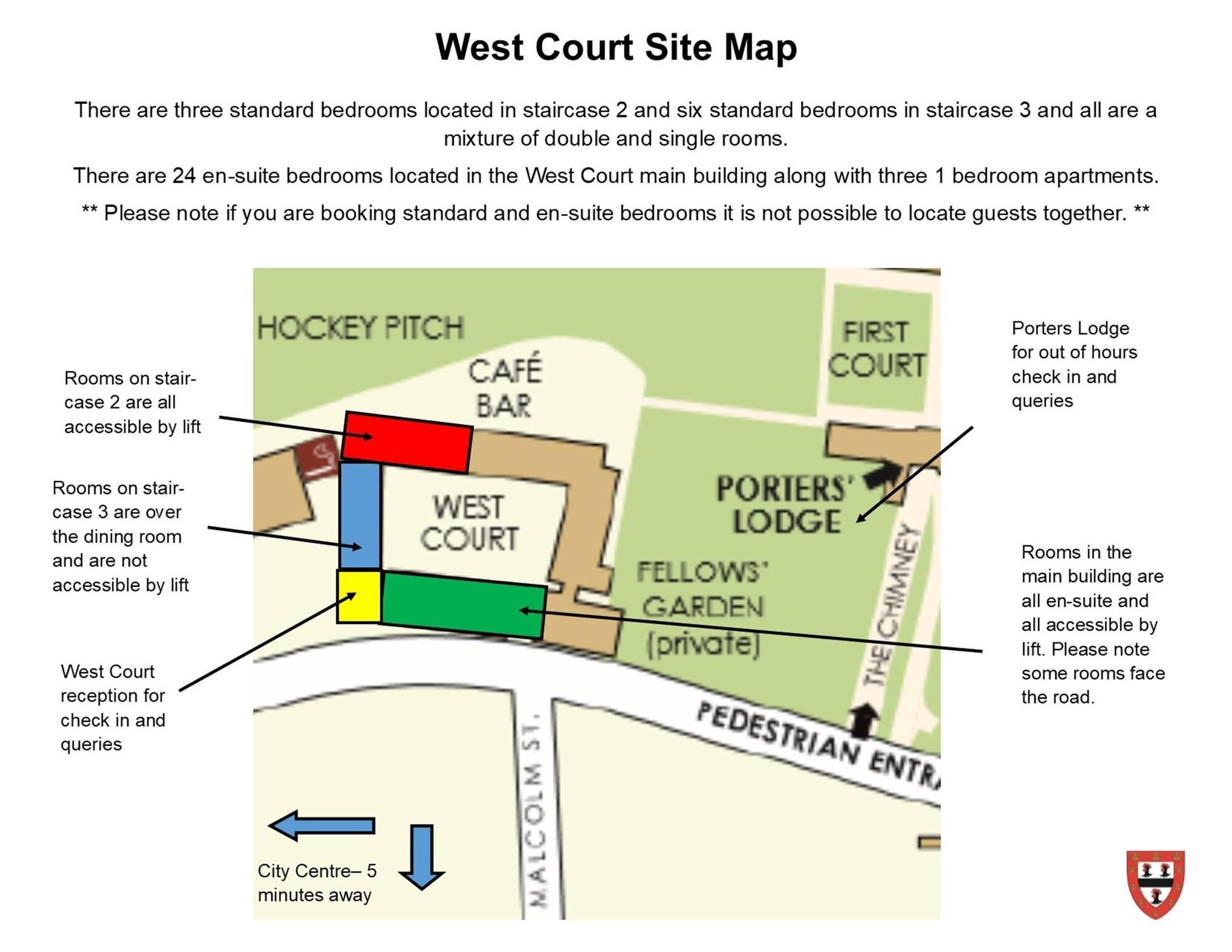 Vista Exterior West Court - Cambridge - Campus Accommodation