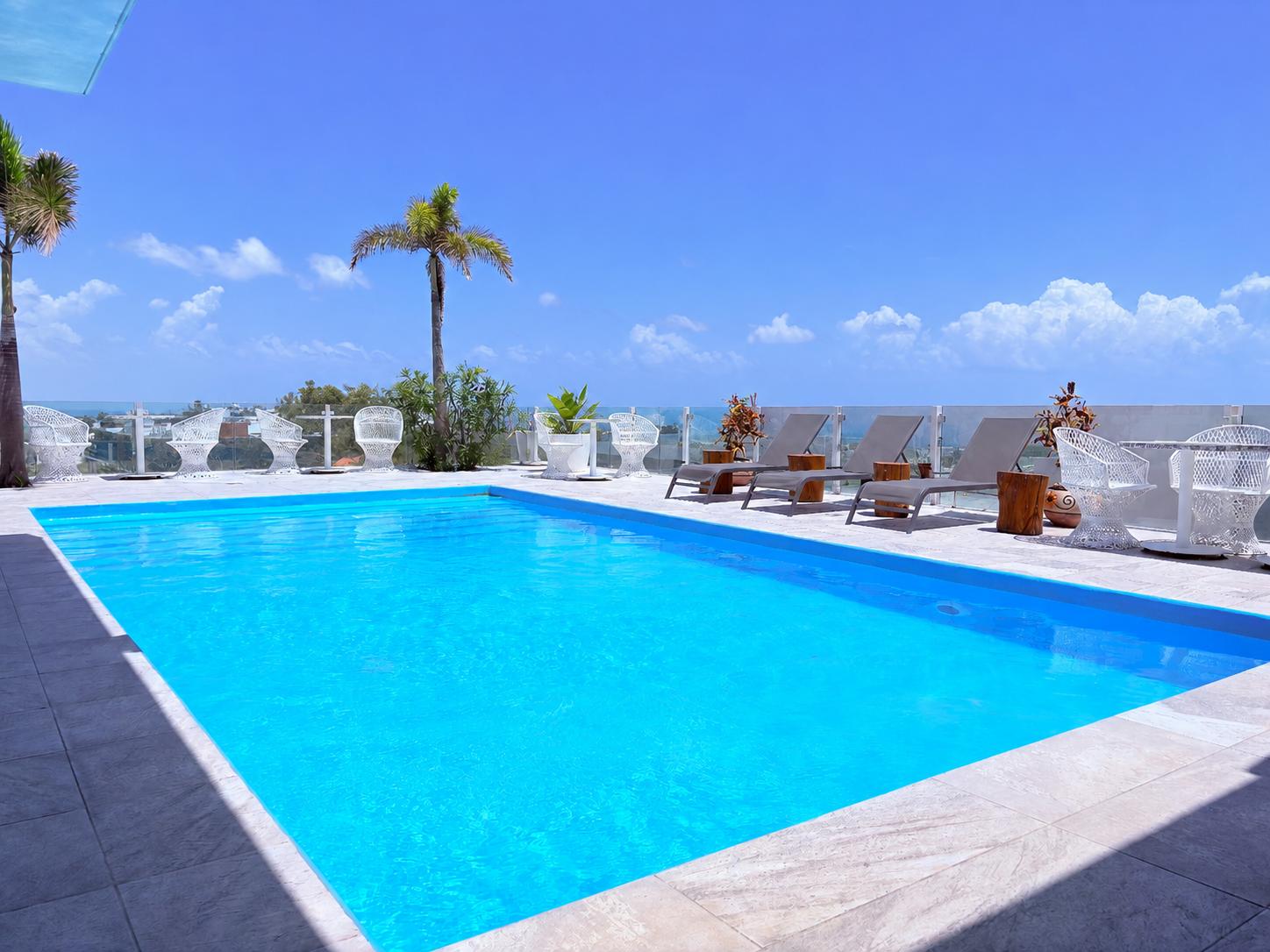 Vista Piscina CALIXTA Hotel
