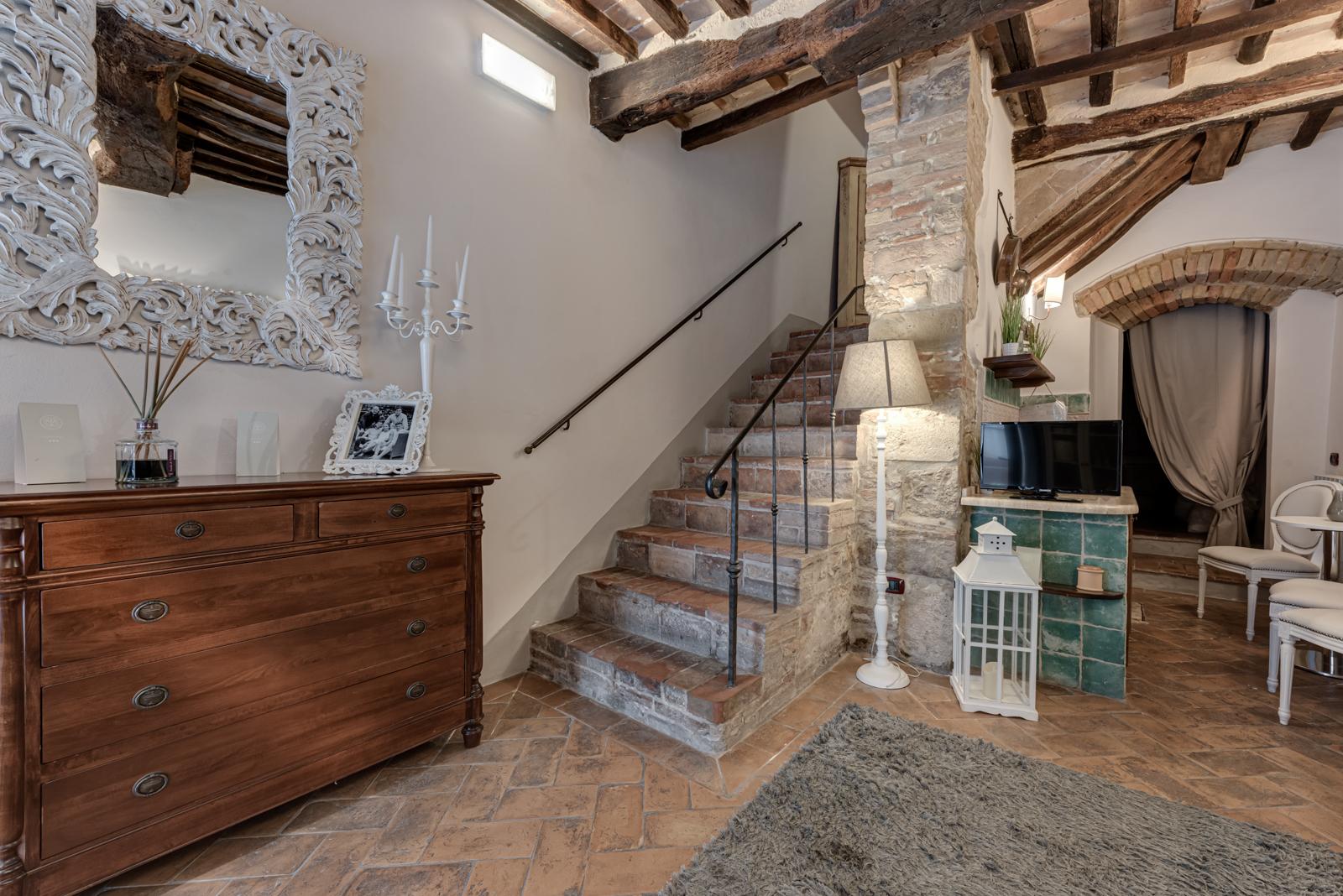 Vista Lobby B&B Borgo Medievale San Quirico d'Orcia