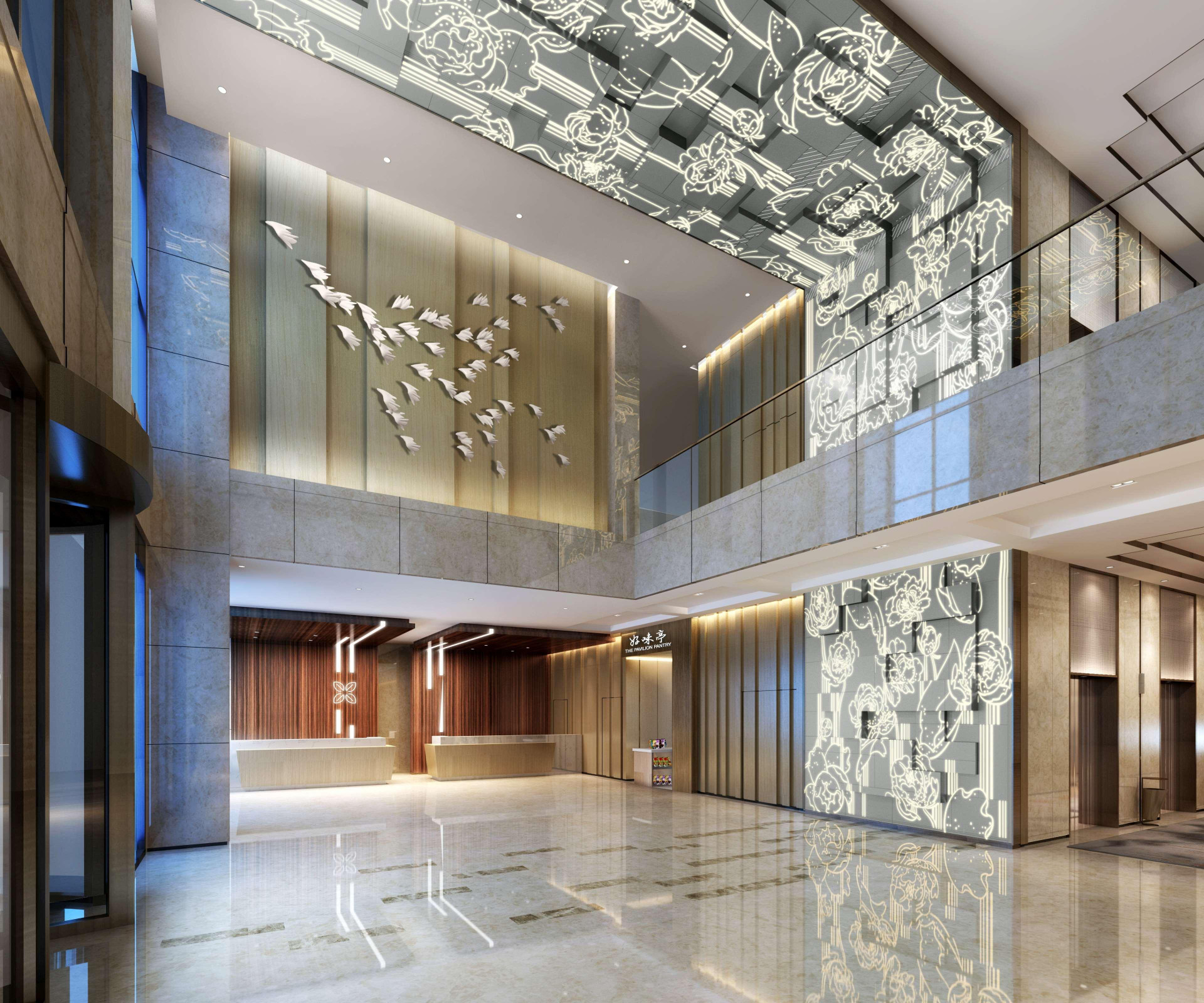 Vista Lobby Hilton Garden Inn Heze