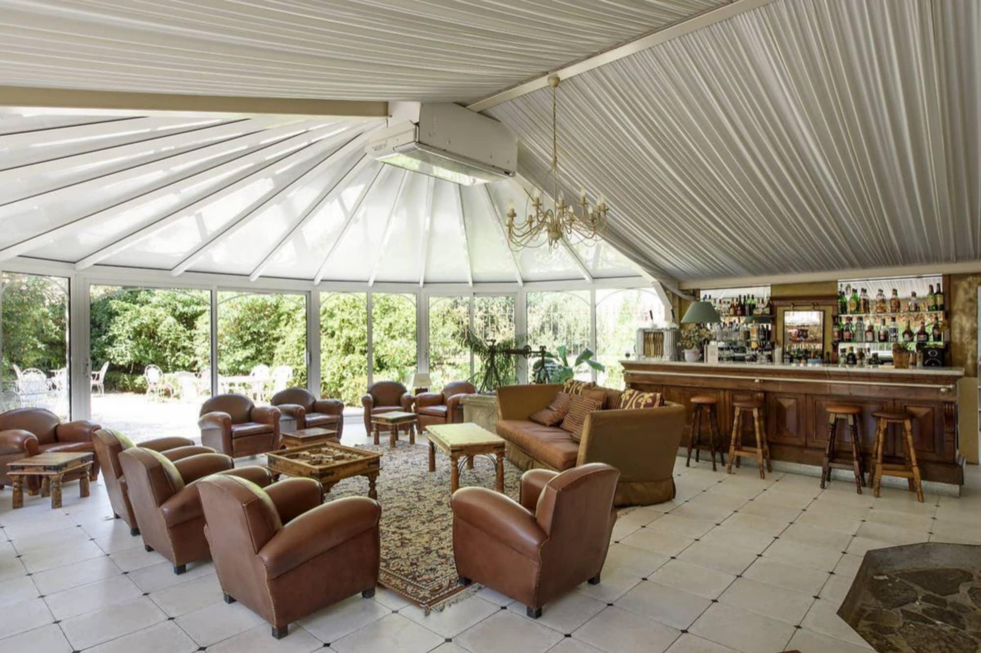 Bar/Salón Hôtellerie du Château de Floure & Spa
