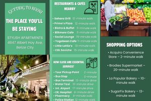 Alquiler Vacacional - Cozy vacation studio in Belize City, 15min to airport, 10 to water taxi & center