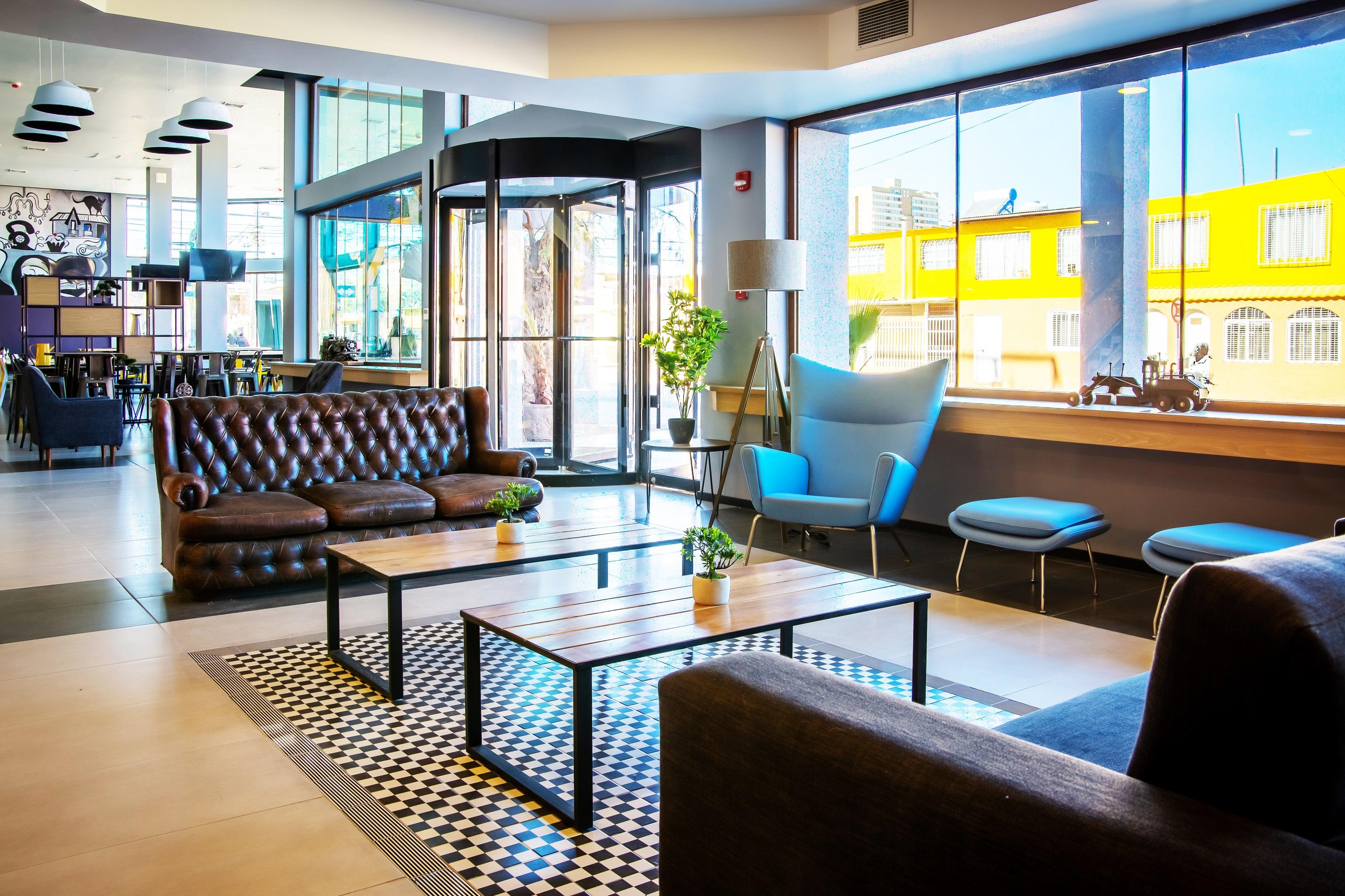 Vista Lobby Hotel Modular Express Calama