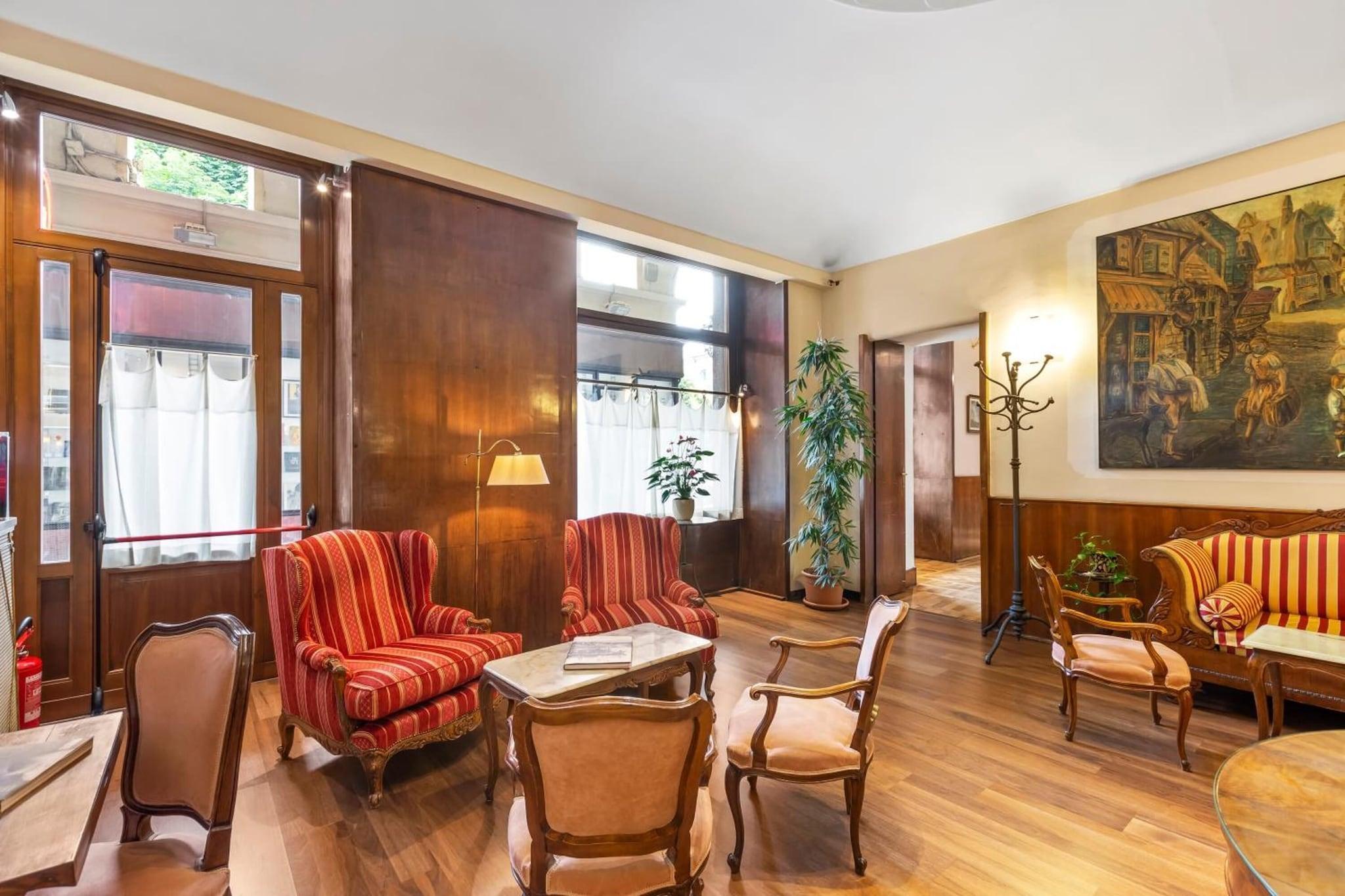 Vista Lobby Hotel Roma E Rocca Cavour