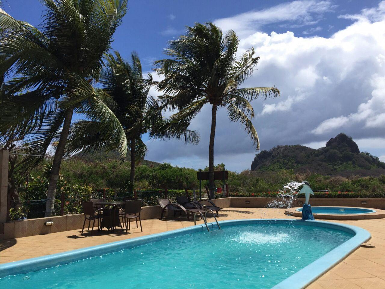 Vista Piscina Pousada Sueste