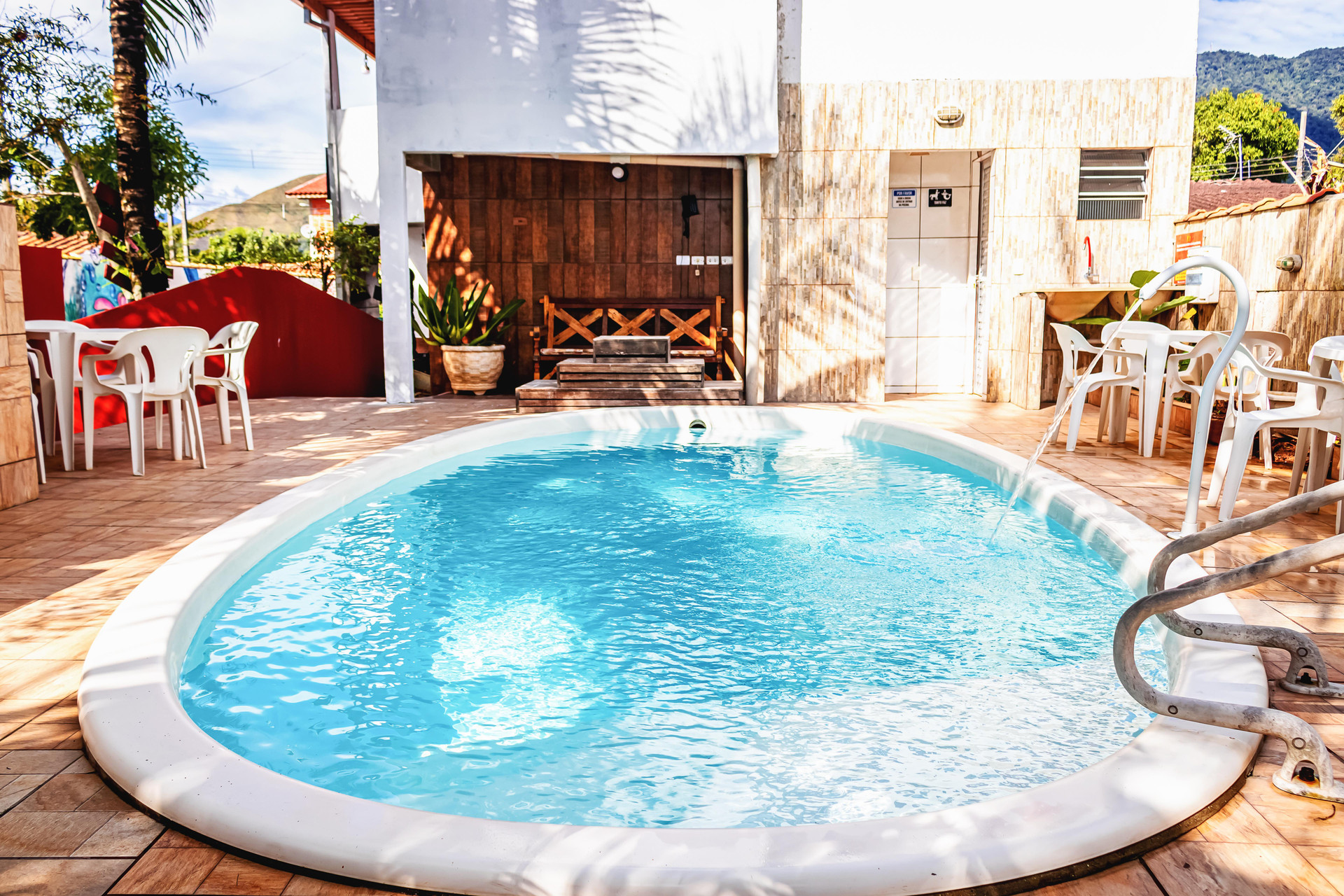 Vista Piscina Aconchego Recanto Canto do Mar