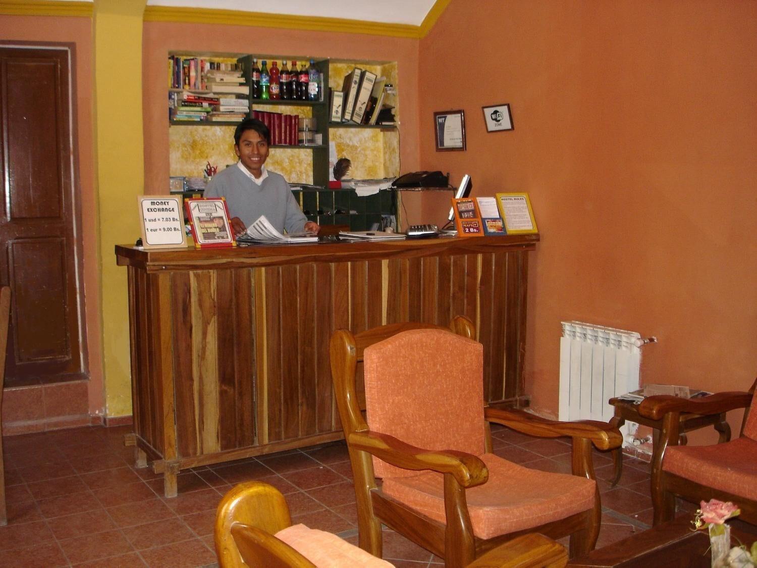Vista Lobby Hostal La Casona