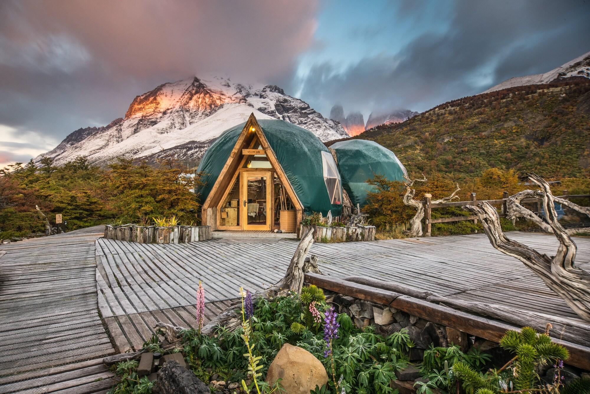 Vista Lobby Ecocamp Patagonia