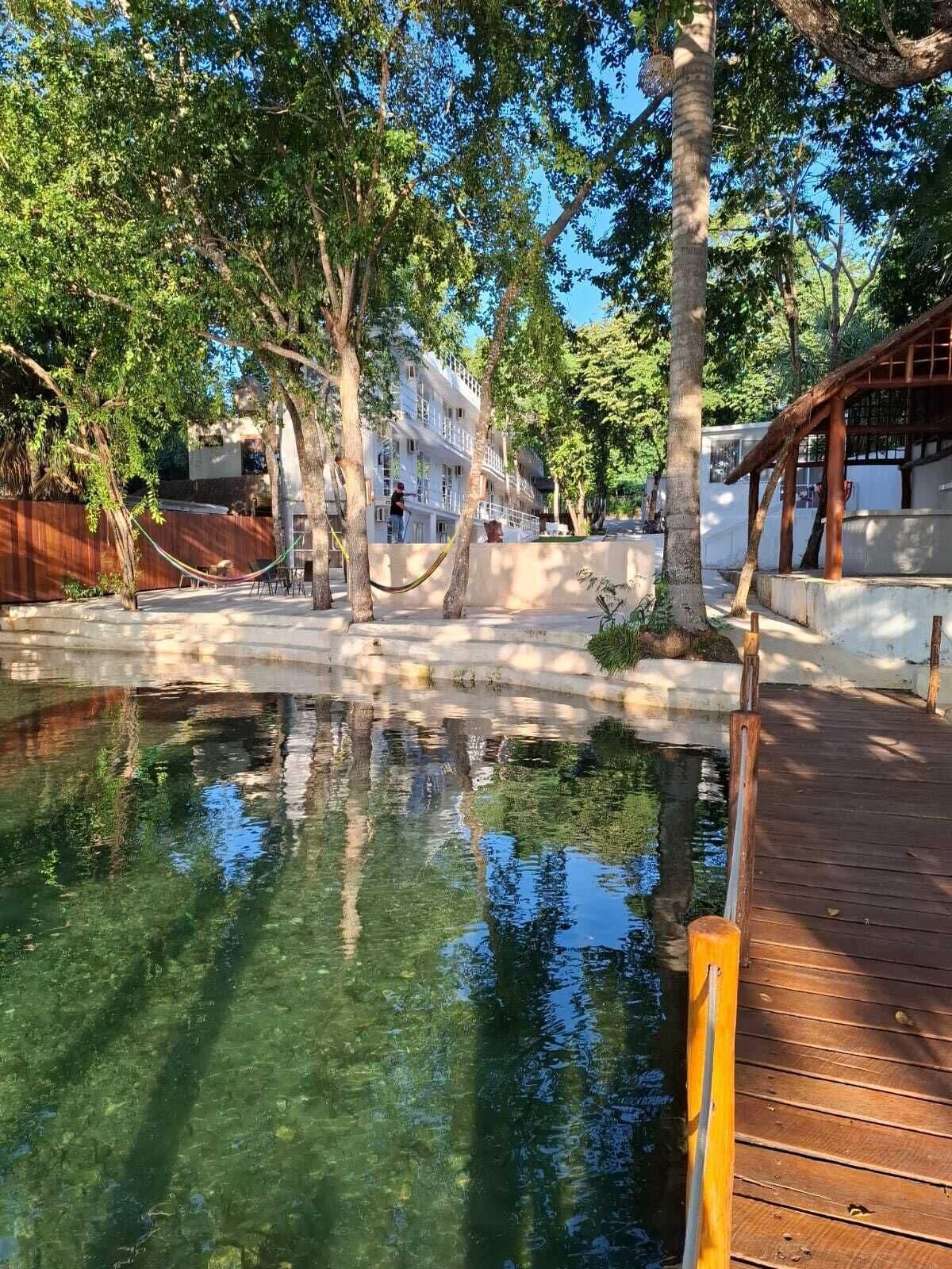 Vista Exterior Hotel Casa del Angel Bacalar