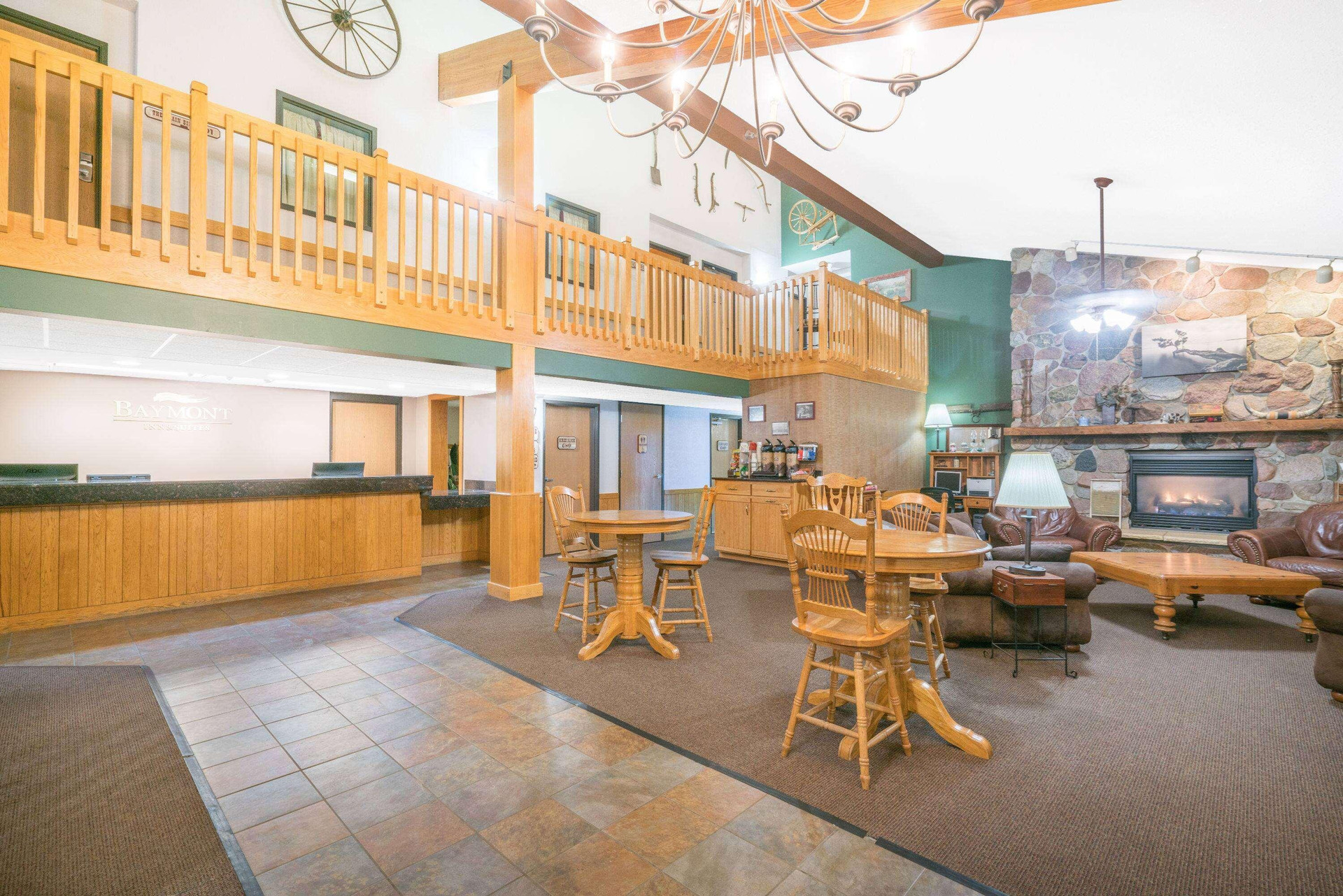 Vista Lobby Baymont by Wyndham Kasson Rochester Area