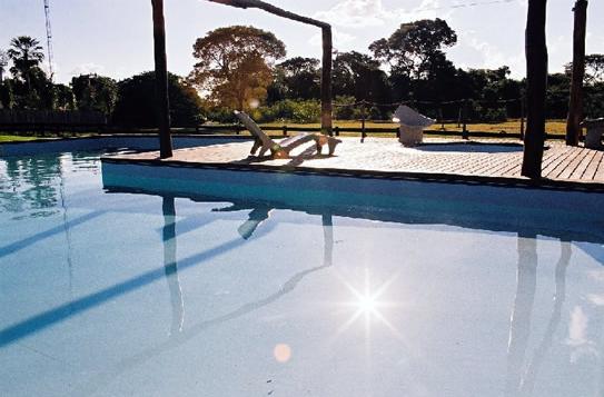 Vista Piscina Pousada Xaraés