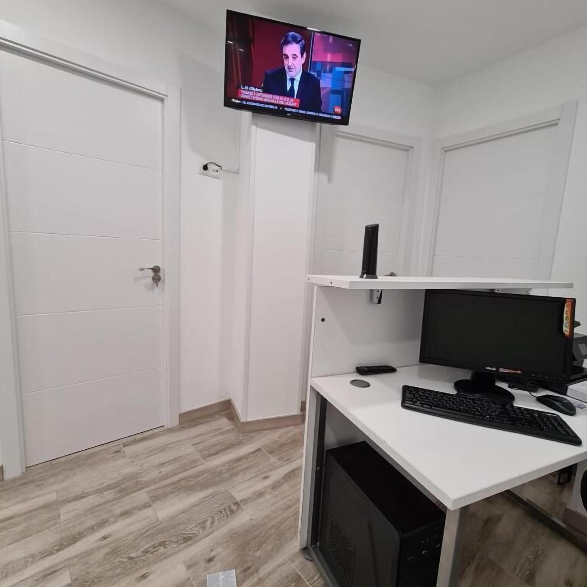 Vista Lobby Hostal Las Fronteras