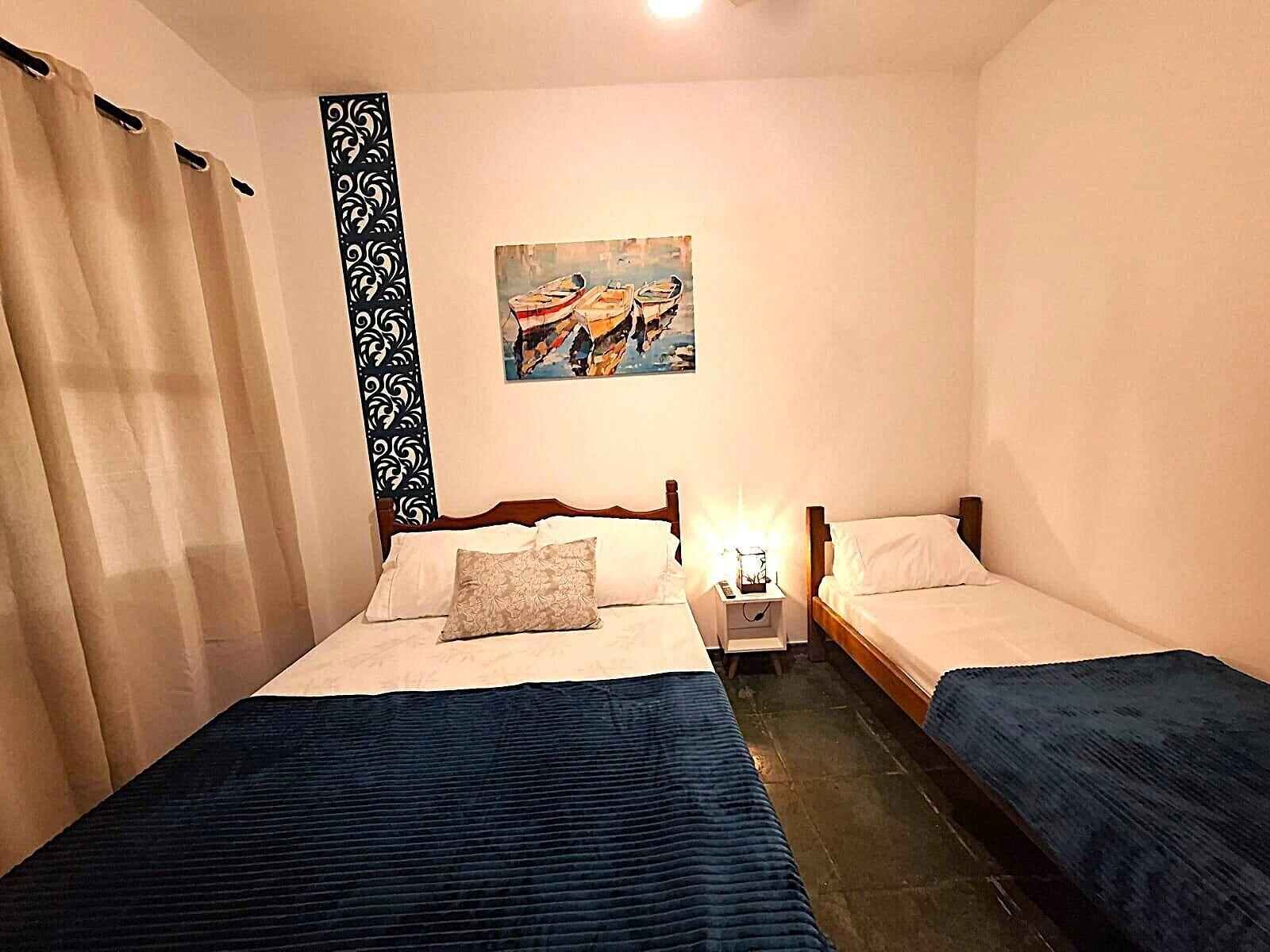 Habitación Pé na Areia Pousada Itanhaém