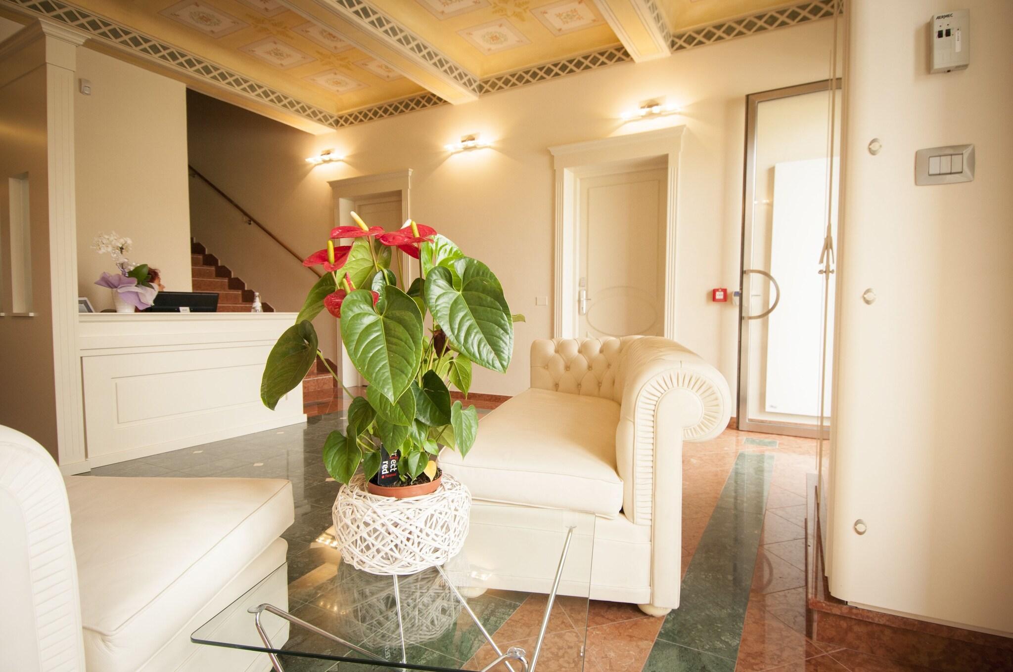 Vista Lobby Hotel Villa Maranello