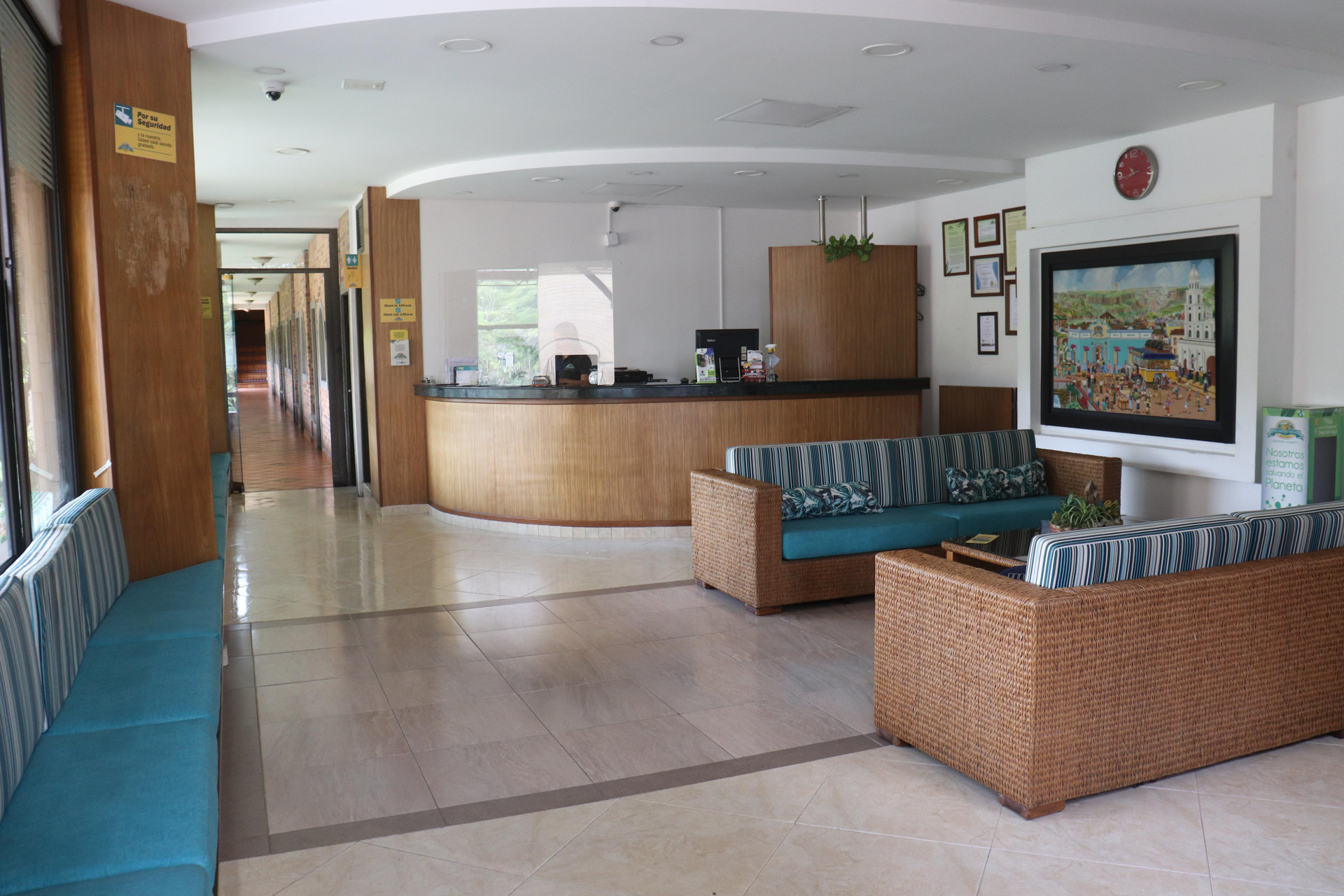 Vista Lobby Hotel Palmera Real