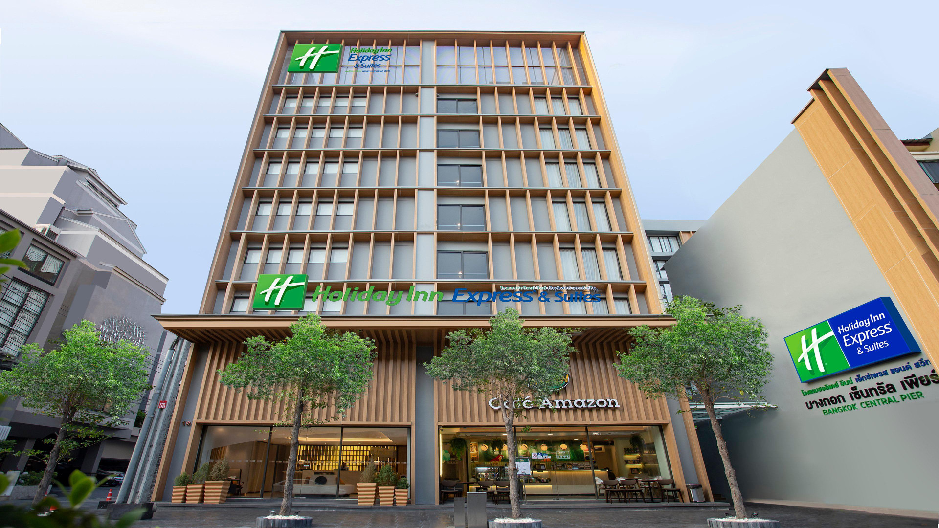 Vista Exterior Holiday Inn Express and Suites Bangkok Central Pier by IHG