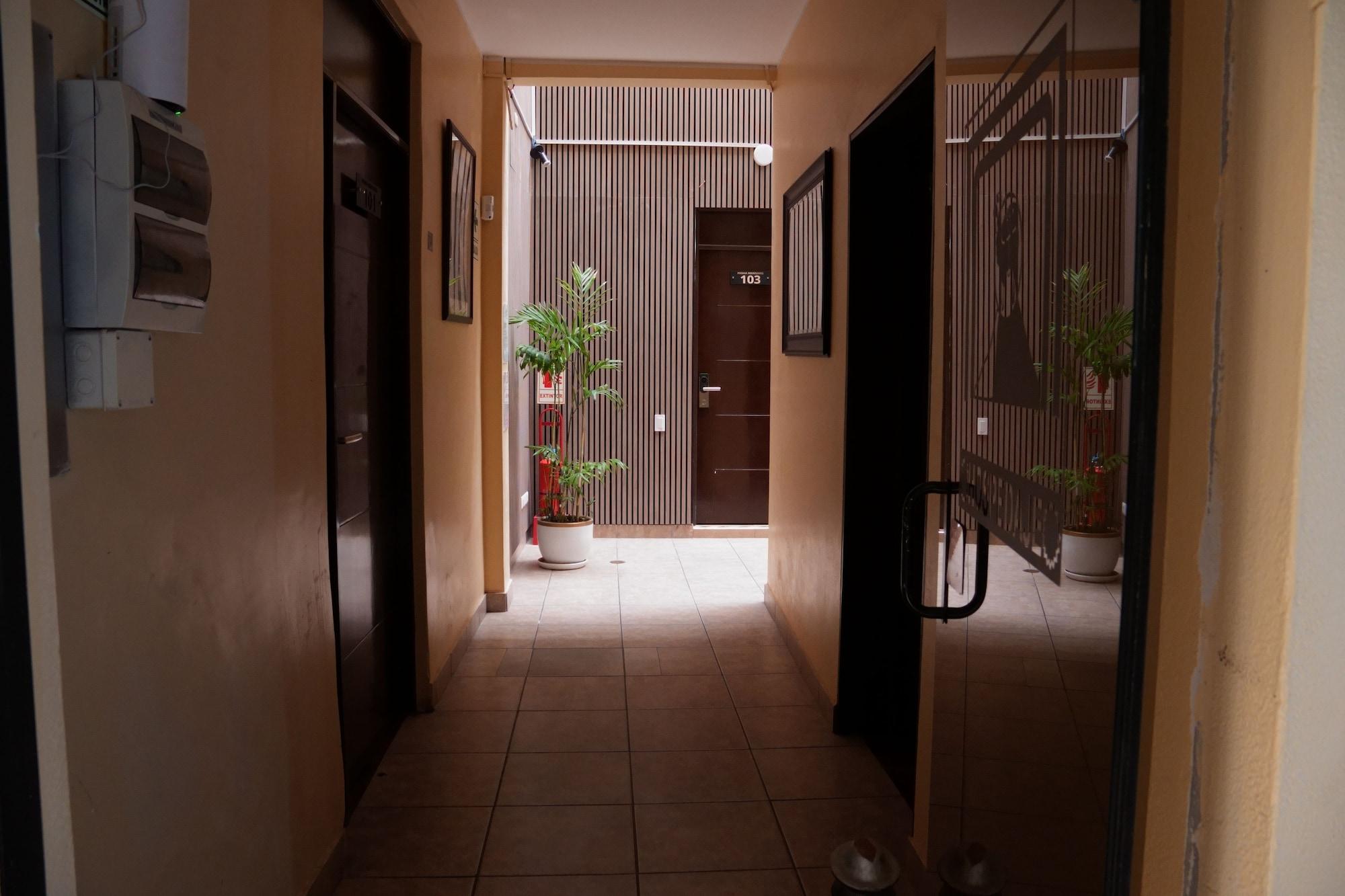 Vista Lobby Posada Miraflores