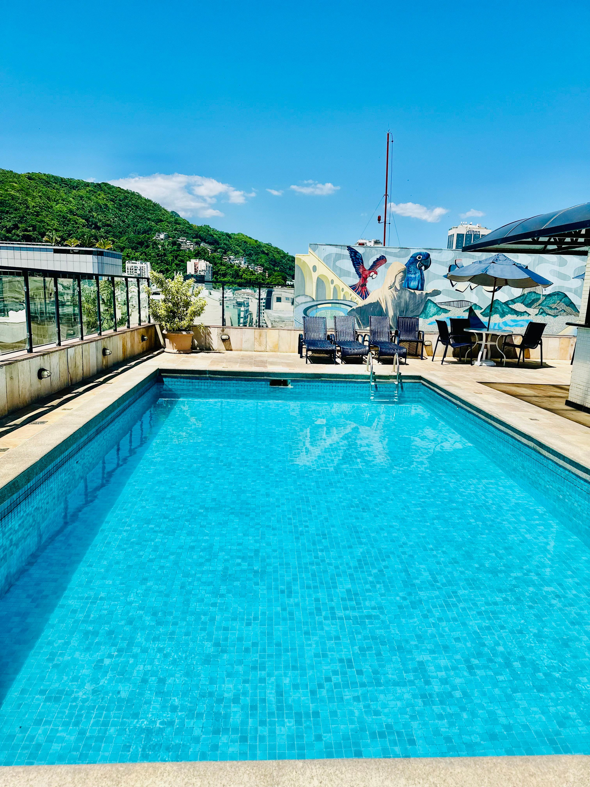 Vista Piscina Copacabana Mar Hotel