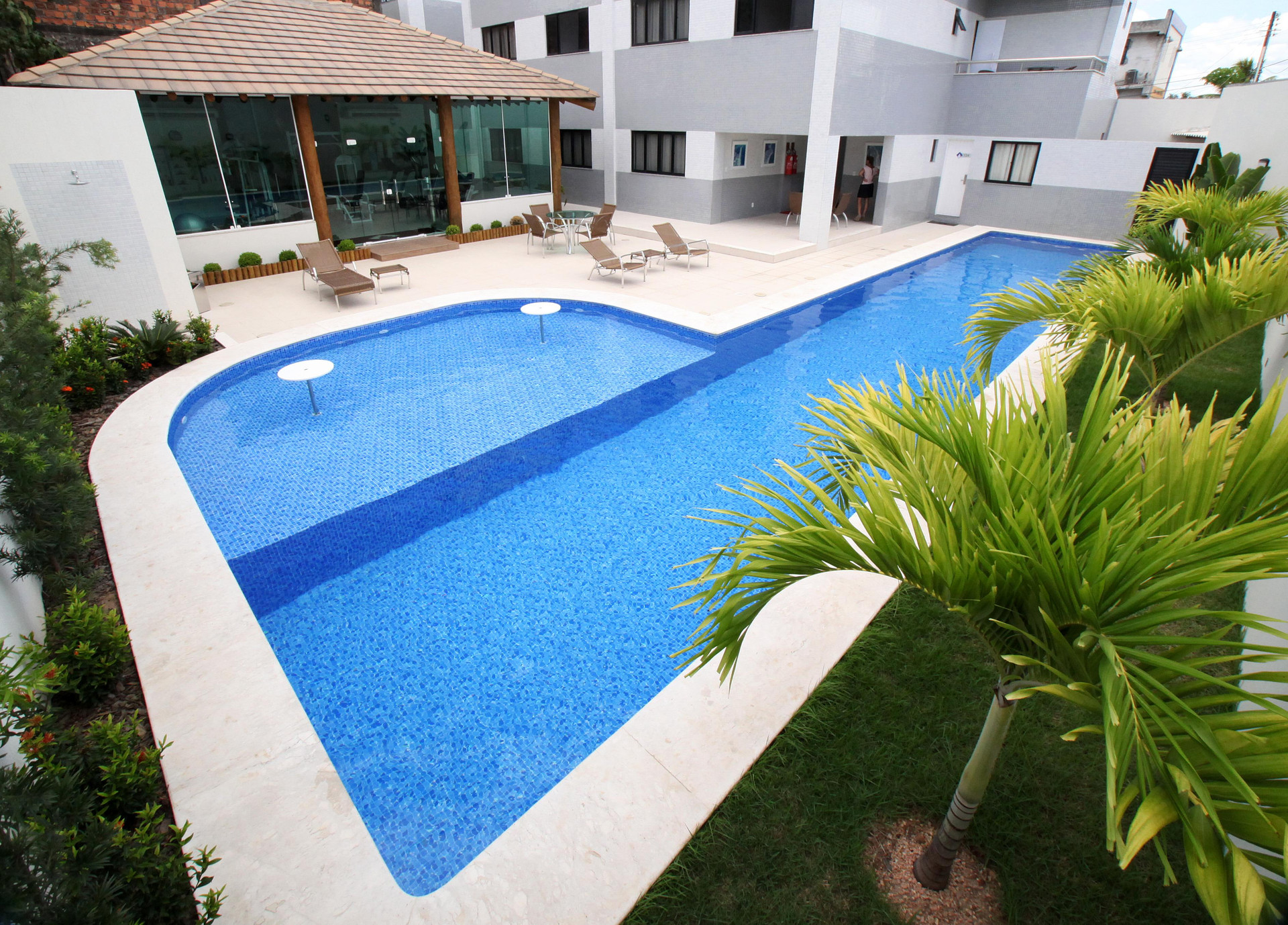 Vista Piscina Camaçari Plaza