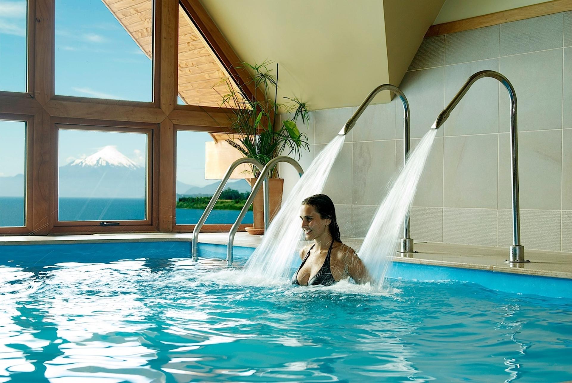 Vista Piscina Hotel Cumbres Puerto Varas
