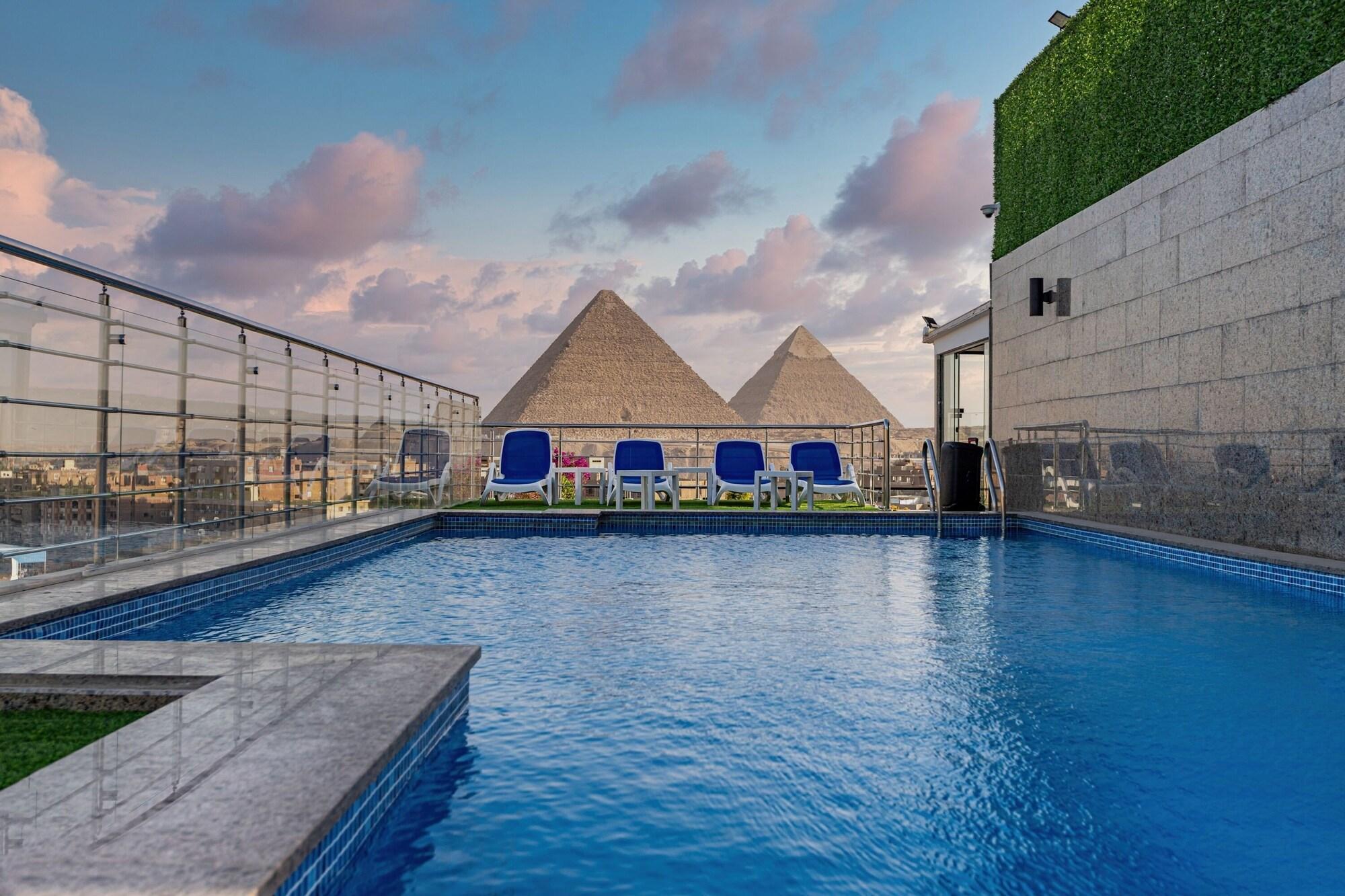 Área de recreação Pyramids Yard Hotel 