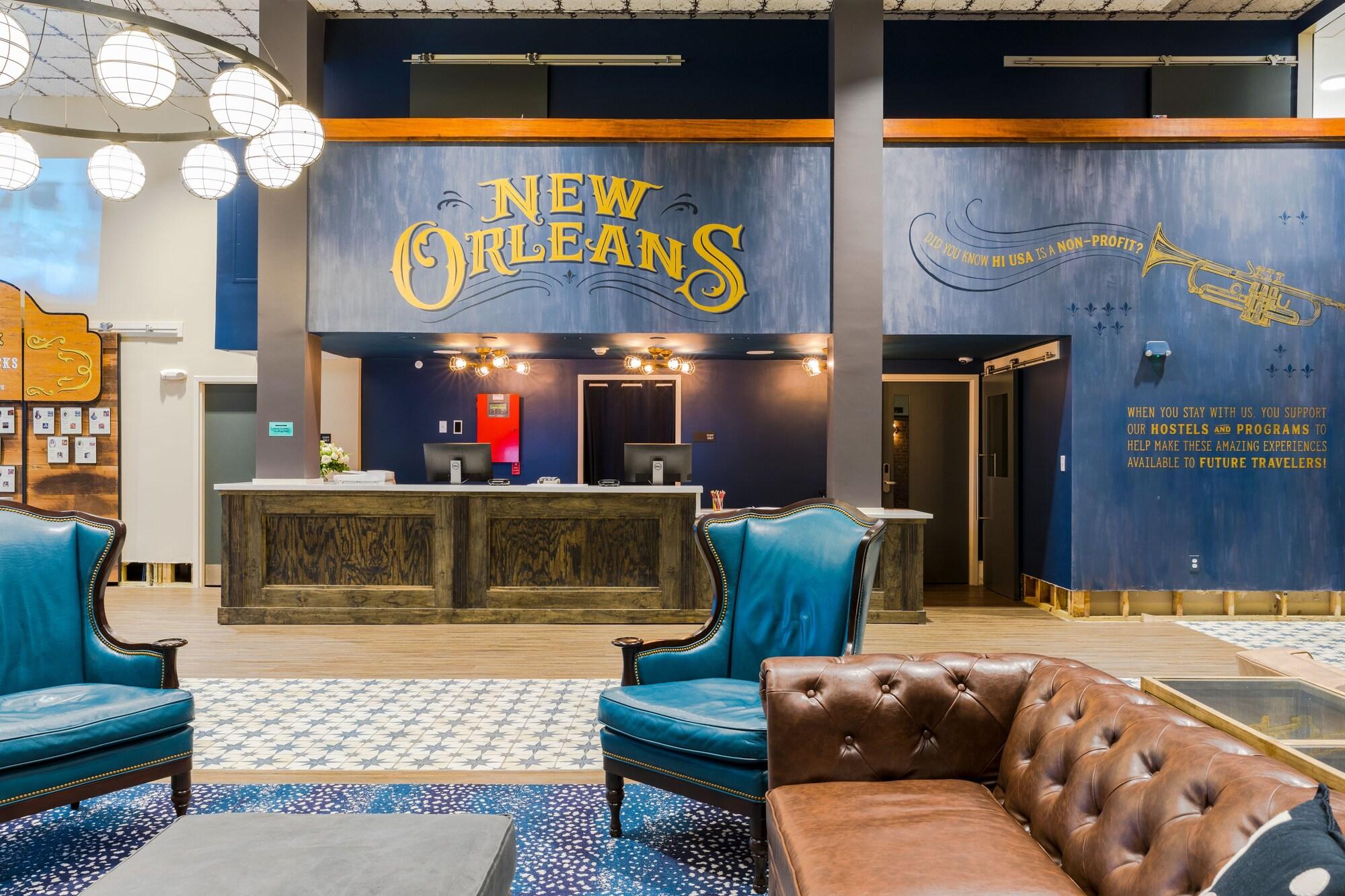 Vista do lobby HI New Orleans - Hostel
