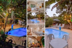 Alojamiento - Aruana Suites com Cafe da manha,Piscina, Reserva Natural da Sapiranga 5km da Vila de Praia do Forte