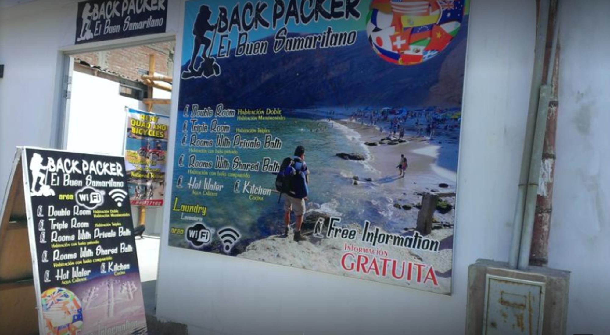 Vista Exterior El Buen Samaritano Backpackers