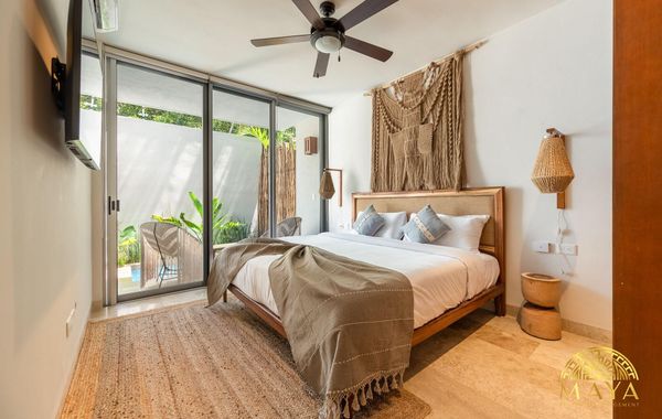 NHOA 102B Lux 1BR Condo Plunge Pool in Aldea Zama - Hoteles cerca de Playa Las Palmas en Tulum