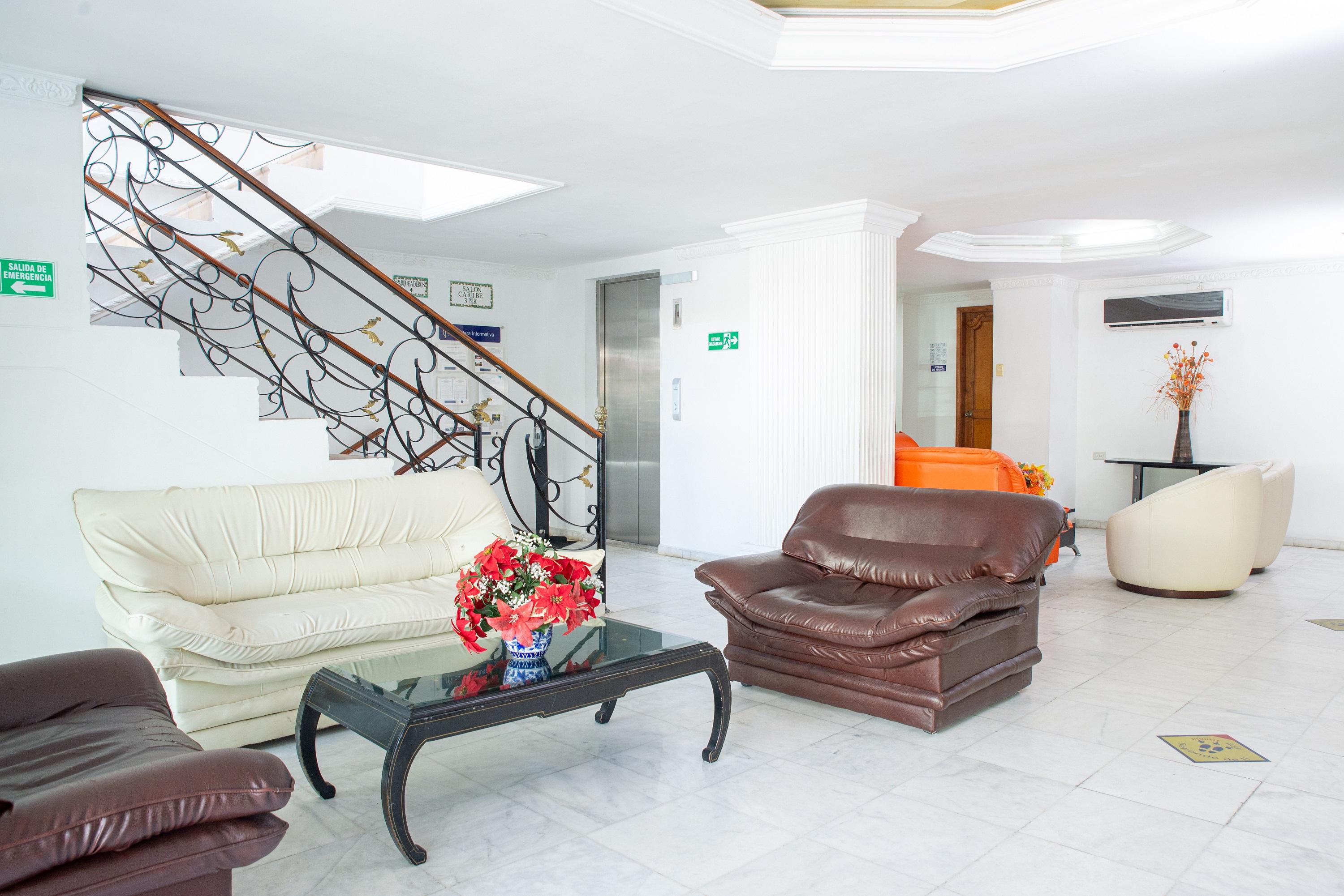 Vista Lobby Hotel Caribe Plaza Barranquilla