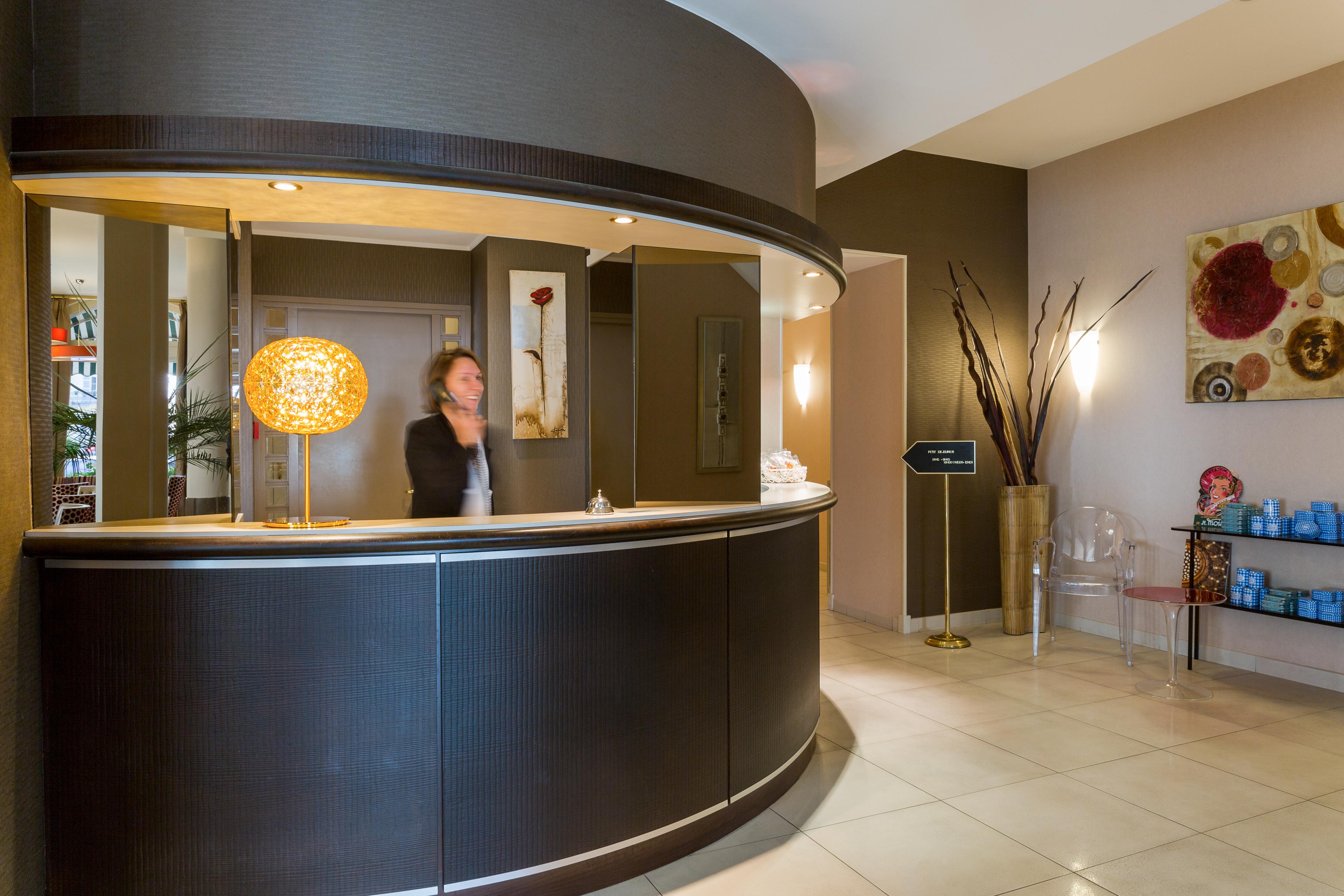 Vista Lobby The Originals Boutique, Hôtel Les Nations, Vichy