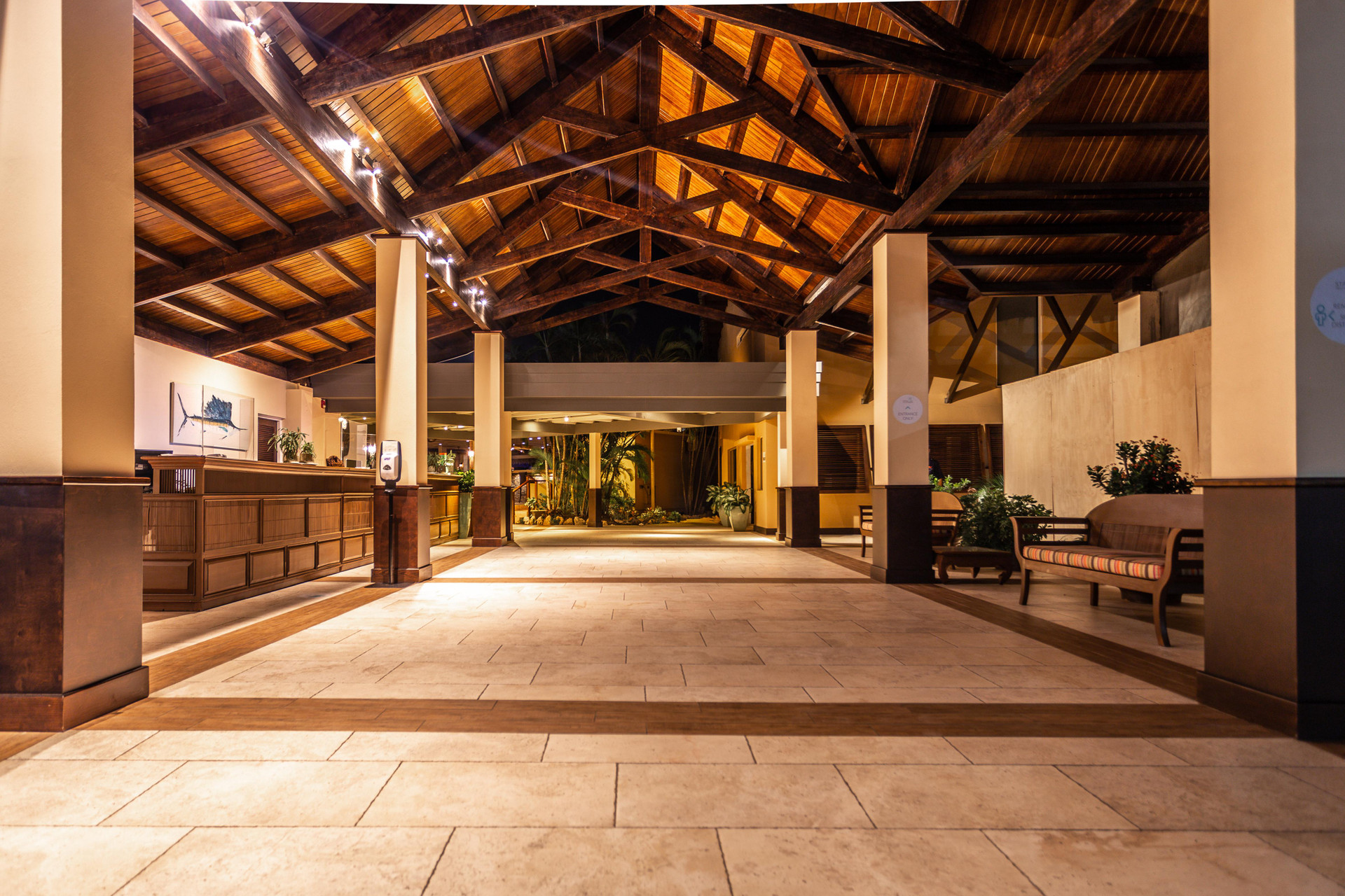 Vista Lobby Manchebo Beach Resort & Spa