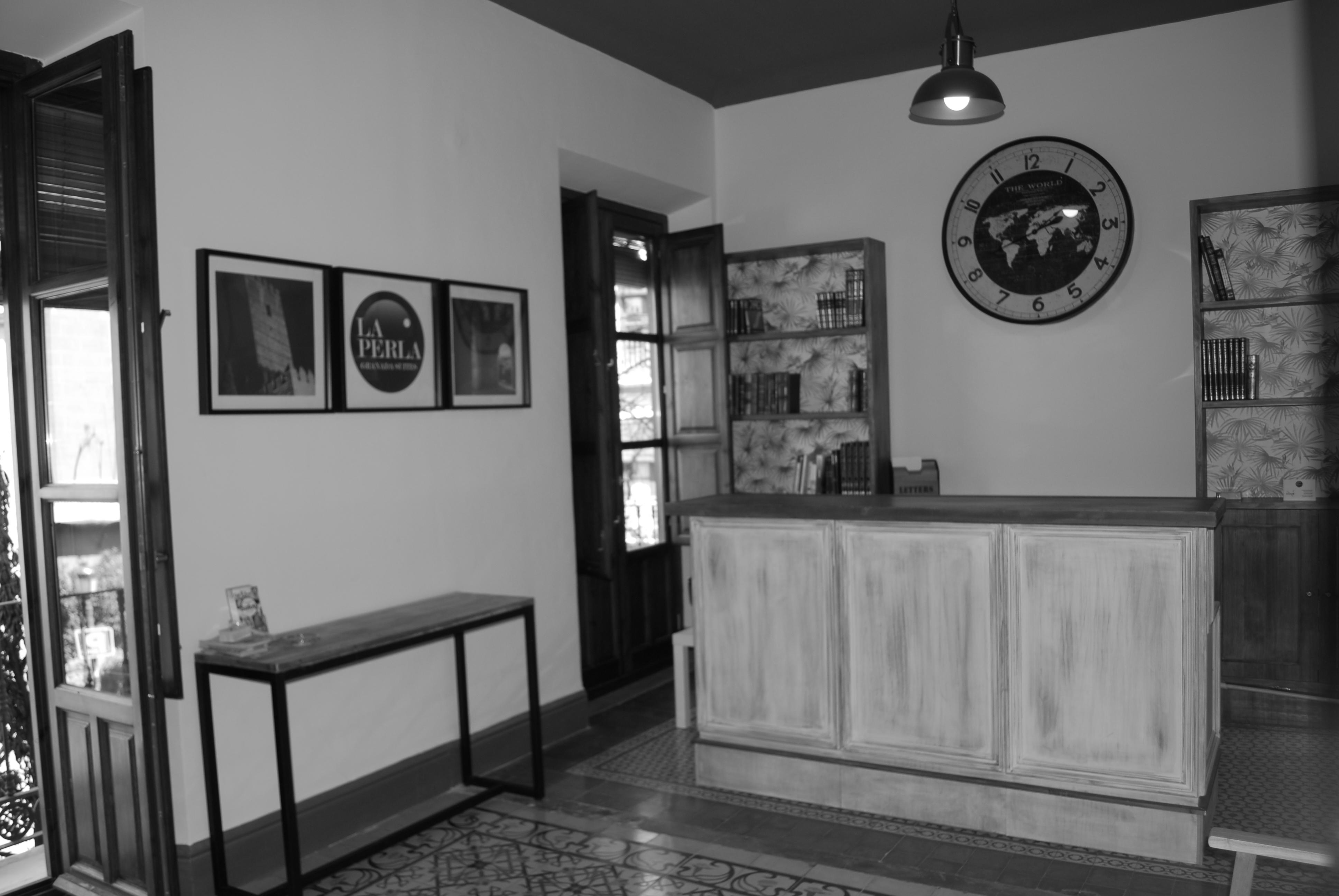 Vista Lobby La Perla Granada Suites