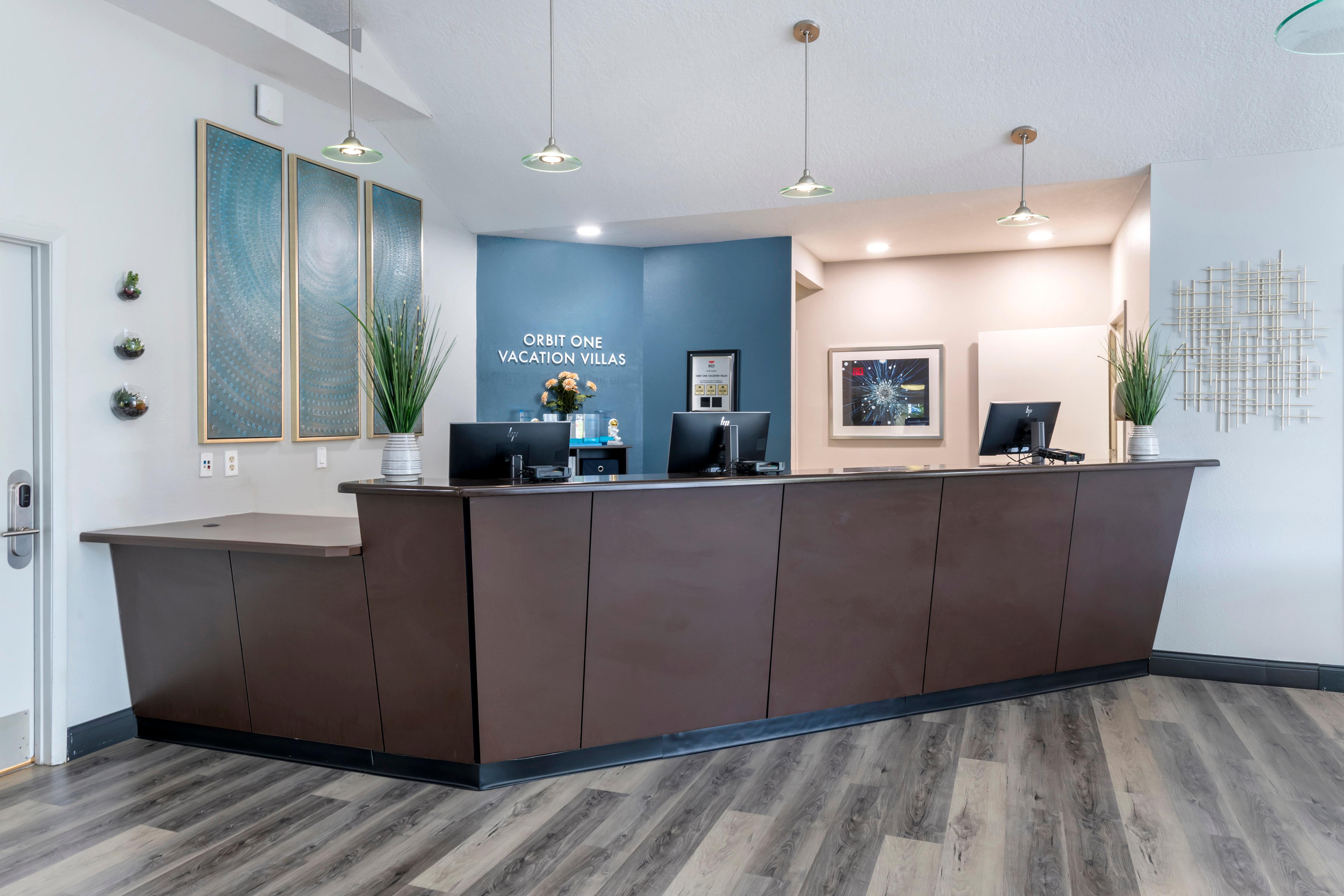 Vista Lobby Orbit One Vacation Villas