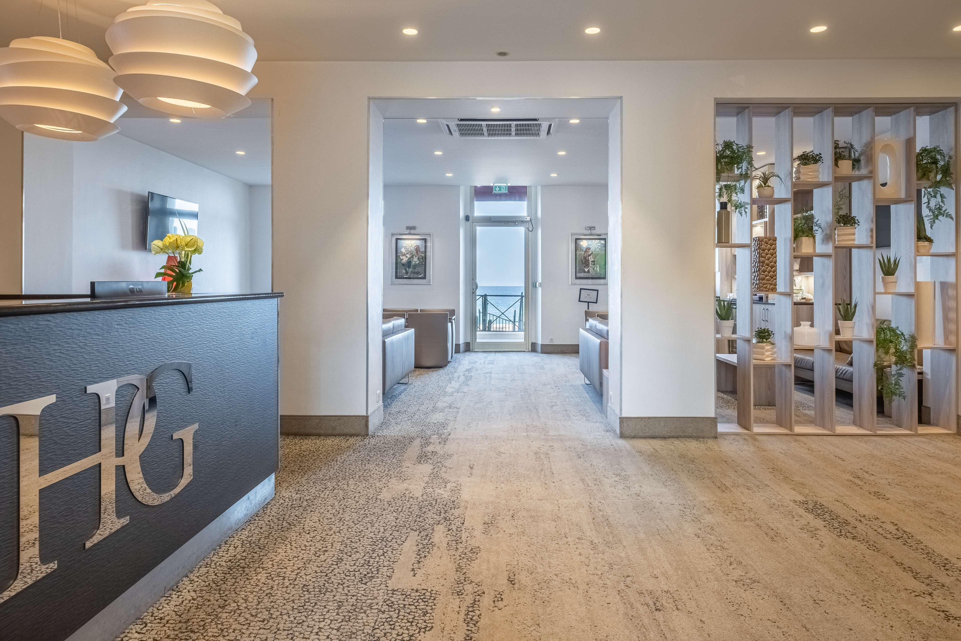 Vista Lobby Best Western Premier Hotel Prince De Galles