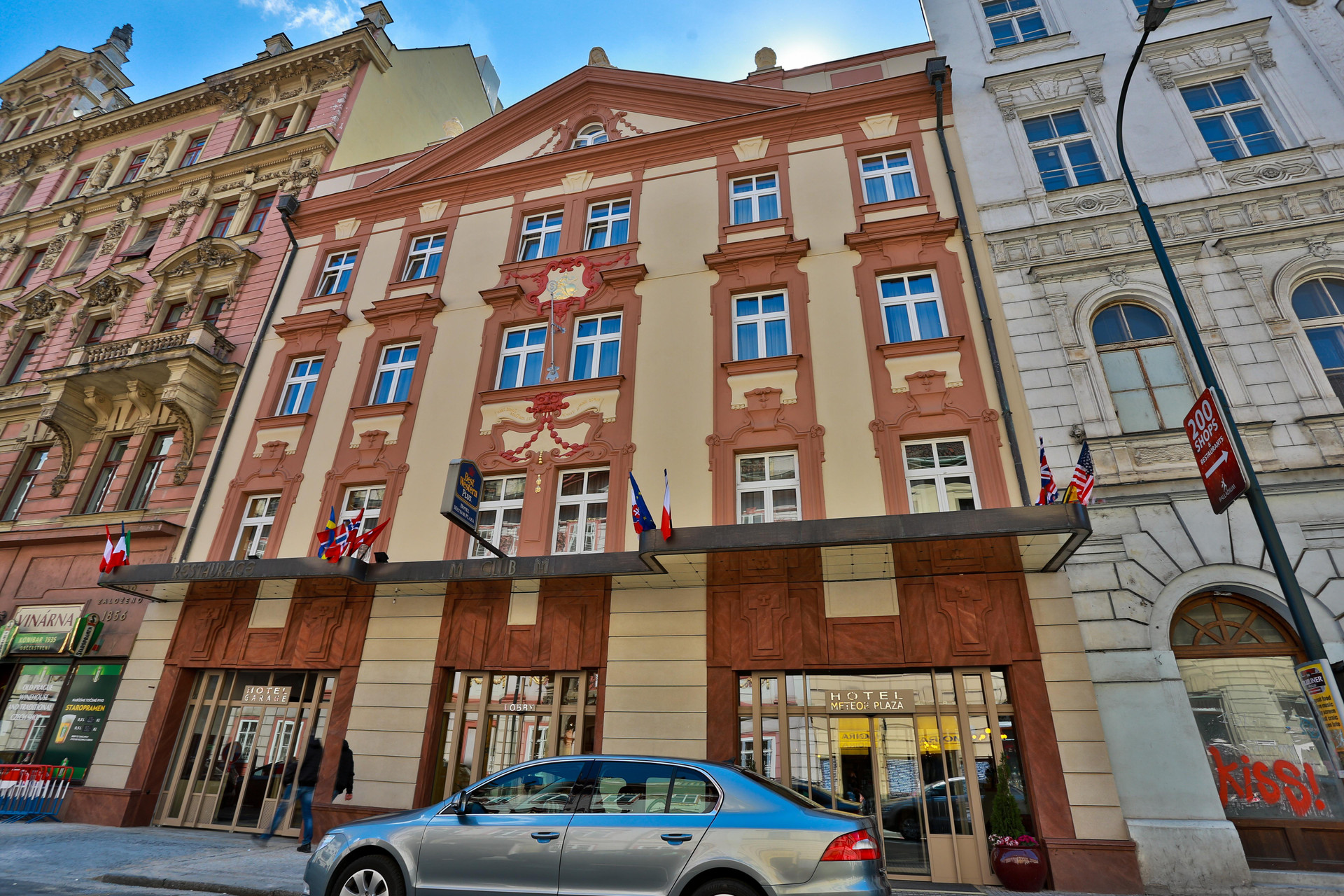 Vista Exterior Hotel Meteor Plaza Prague