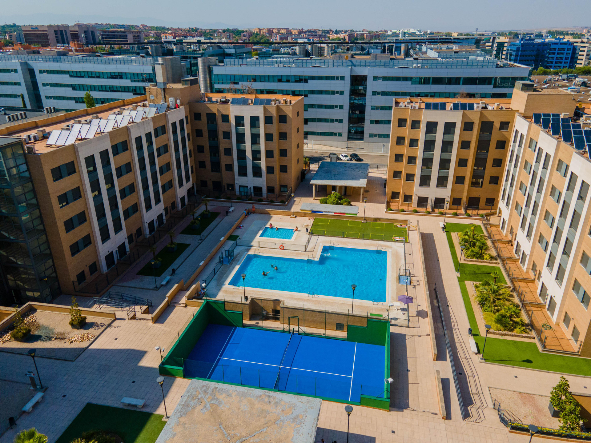 Vista Piscina Compostela Suites Apartments