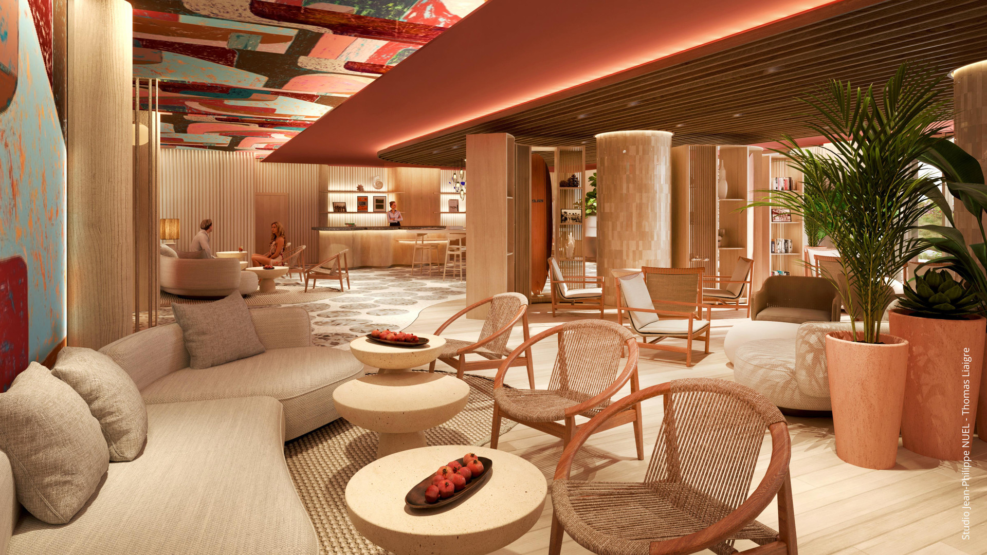Vista Lobby Le Talaia Hôtel & Spa Biarritz - MGallery Collection