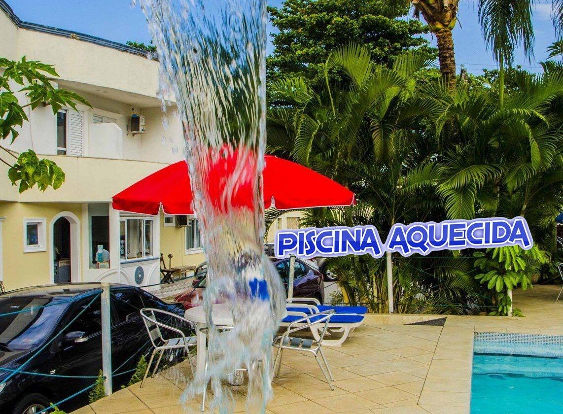 Vista Piscina Hotel Pousada Iracemar - Piscina Aquecida