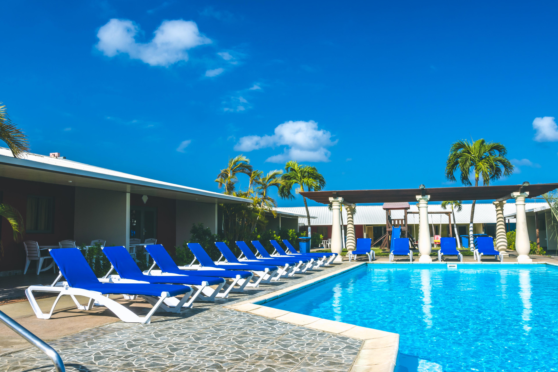 Vista Exterior Aruba Blue Village