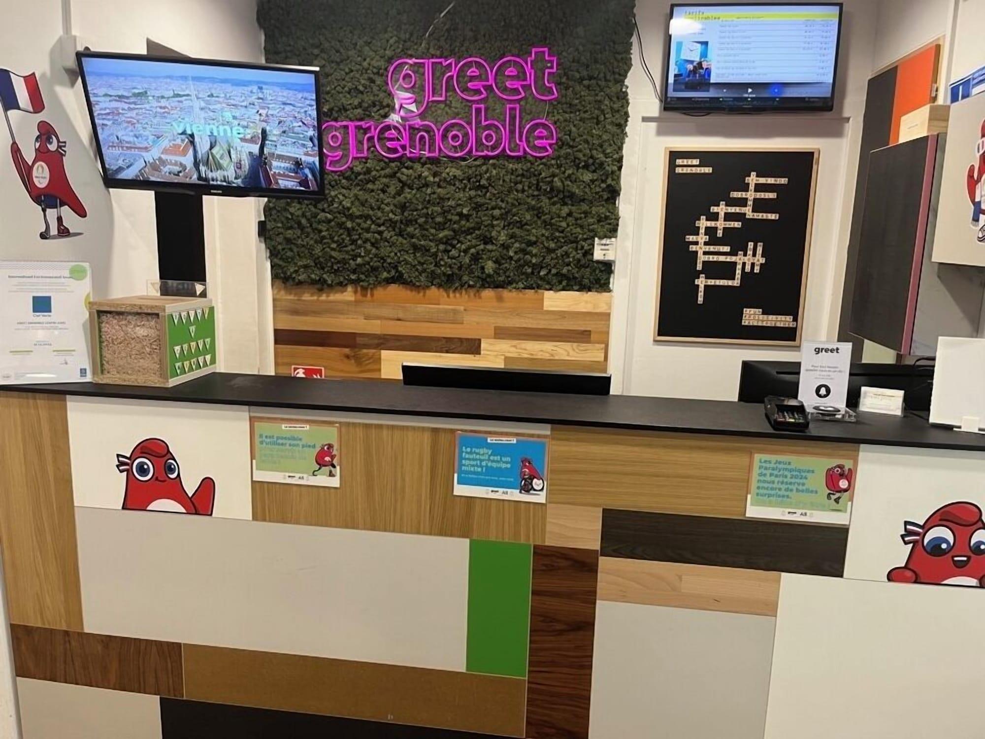 Vista Lobby Greet Hotel Grenoble Centre Gare