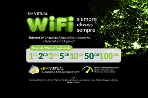 Actividad - WiFi eSIM Datos Internet en 14 Paises Tokio