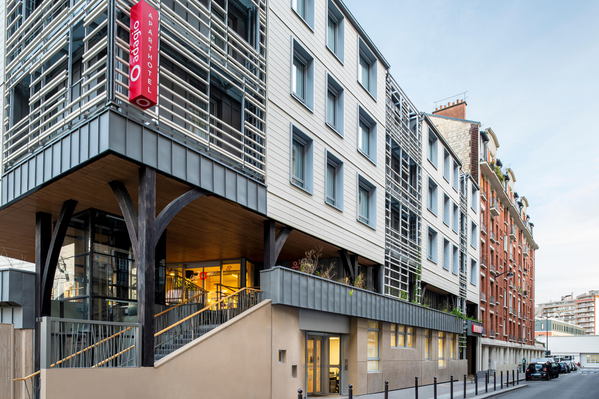 Vista Exterior Aparthotel Adagio Paris Nation