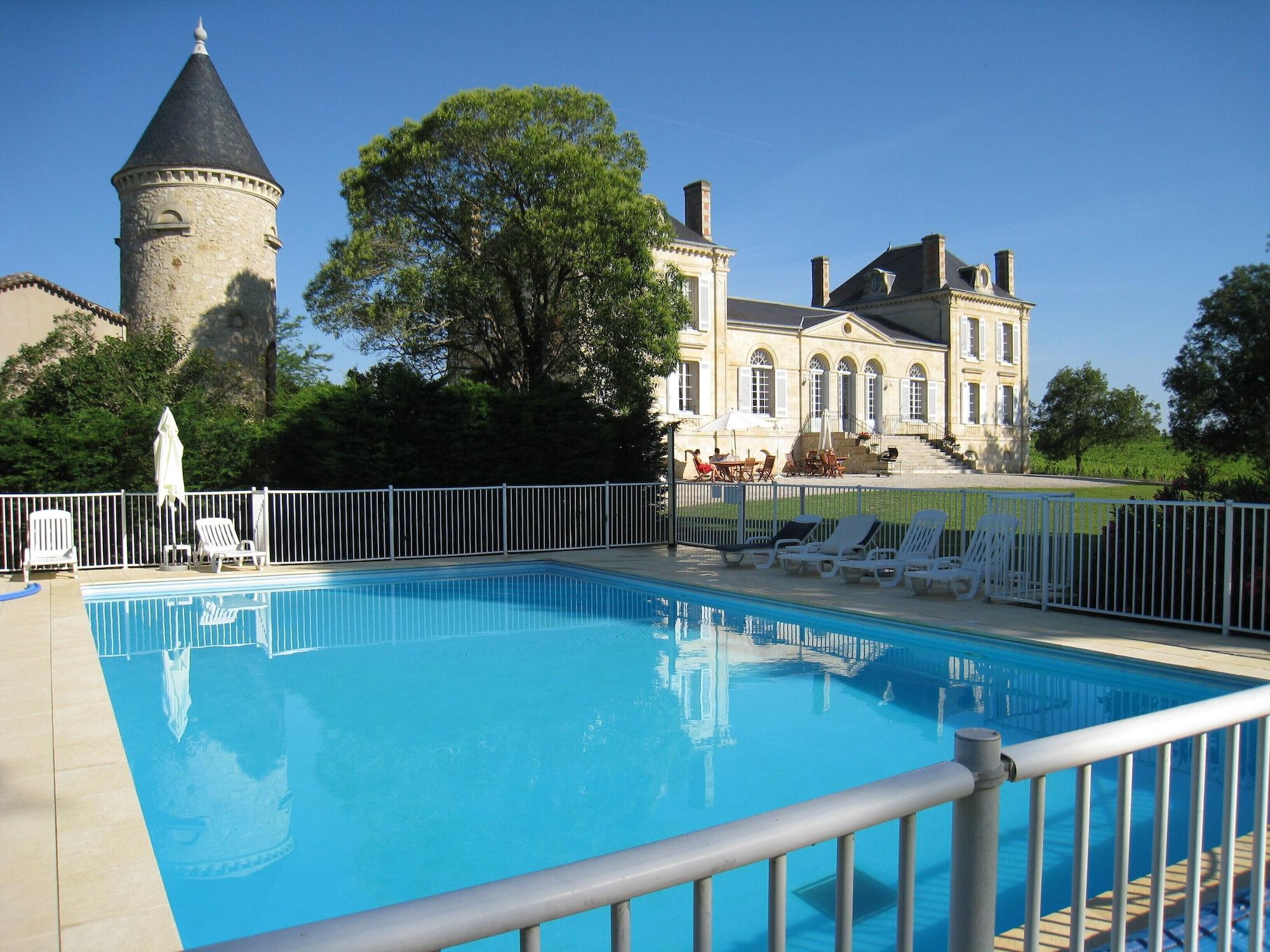 Vista Piscina La France - Gite Château